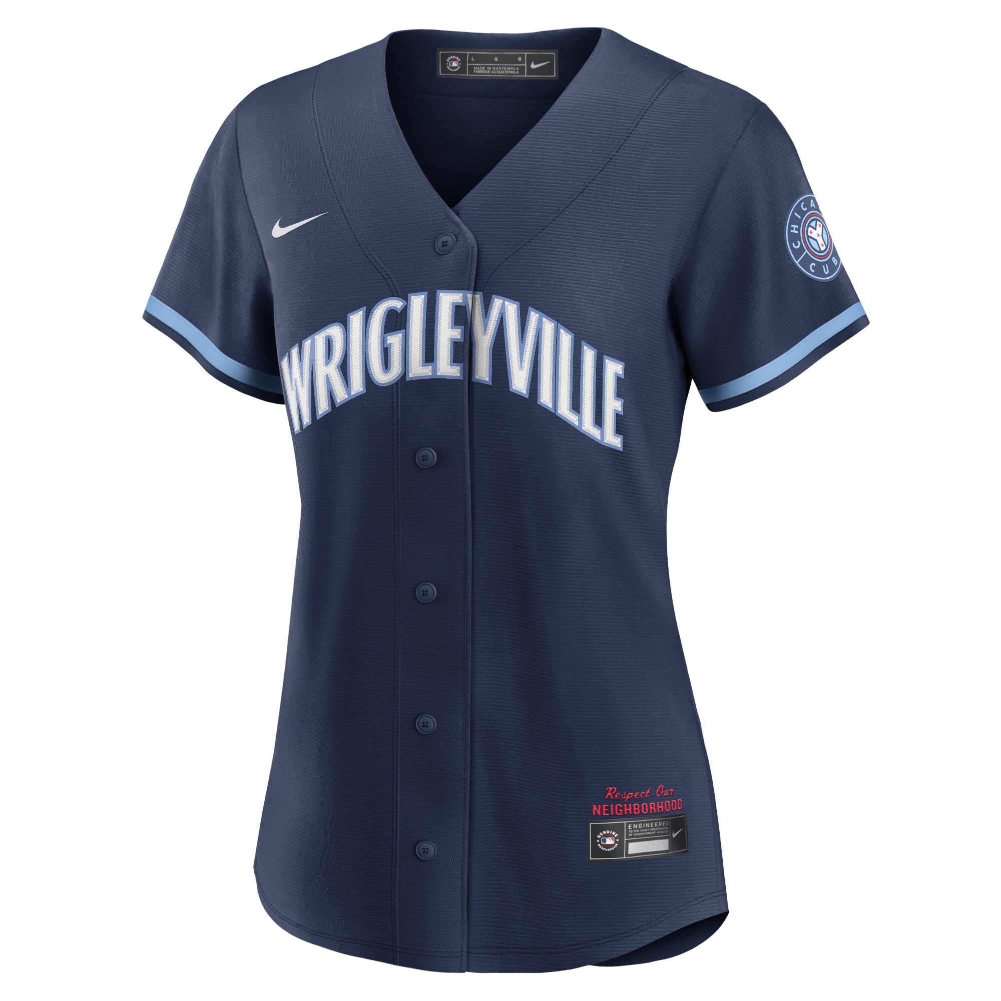 Chicago Cubs Navy City Connect MLB Jersey Women's