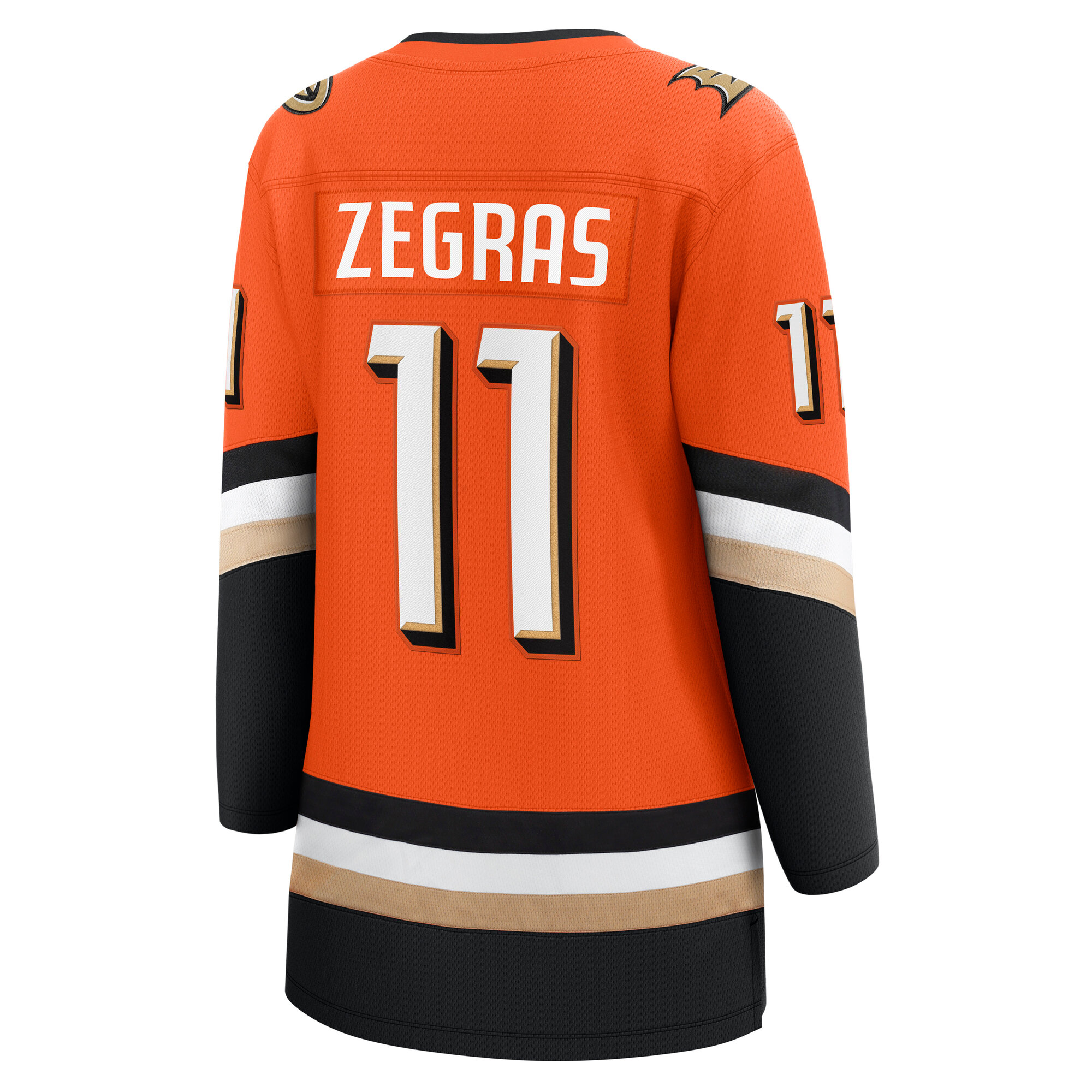 Anaheim Ducks Trevor Zegras Orange Home Premier Breakaway Player NHL Jersey Women's