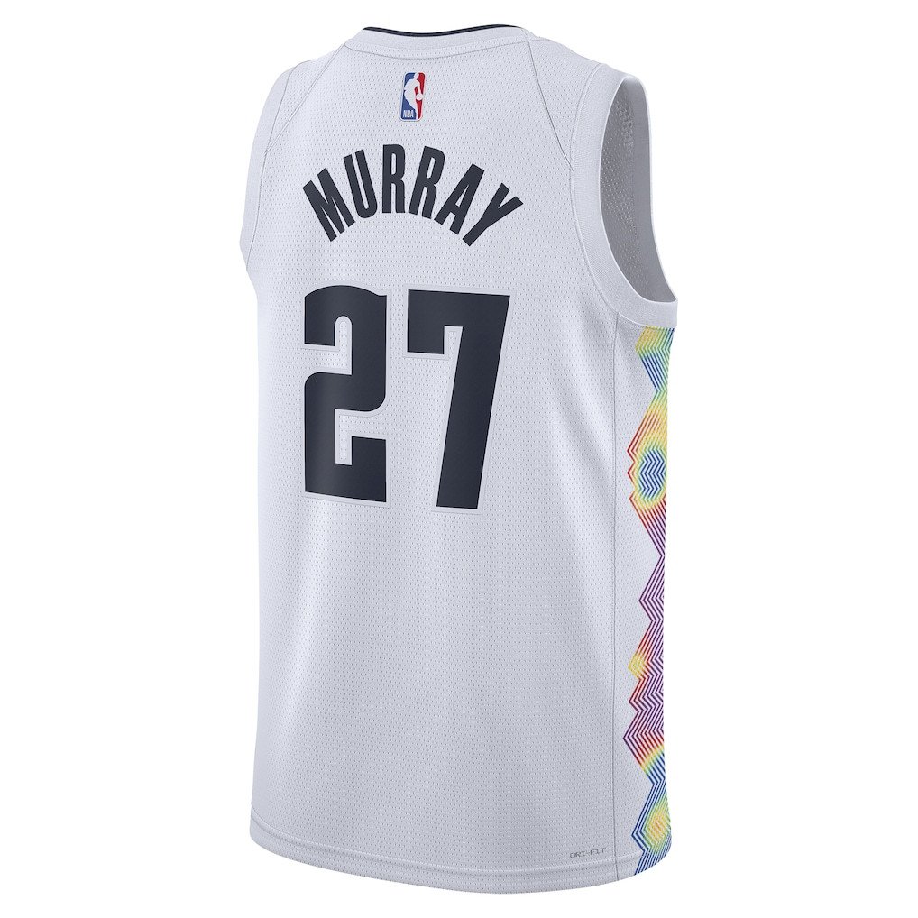 Jamal Murray 27 Denver Nuggets Unisex 2024/25 Swingman Player City Editio White NBA Jersey Unisex