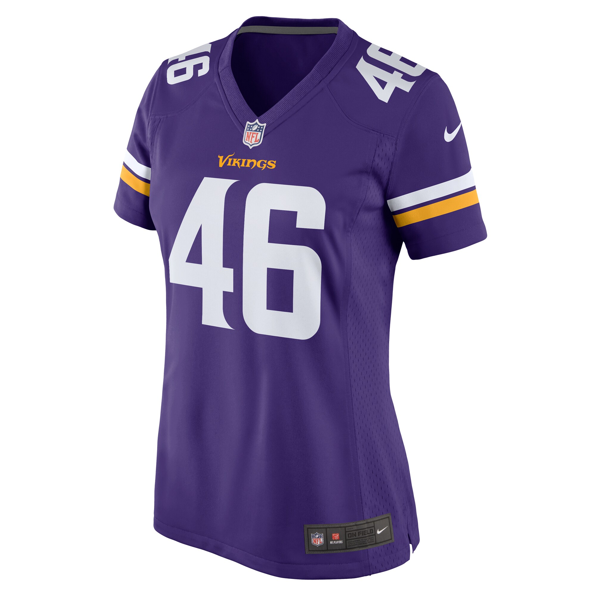 Minnesota Vikings Aaron Dykes Purple Team Game NFL Jersey Women's
