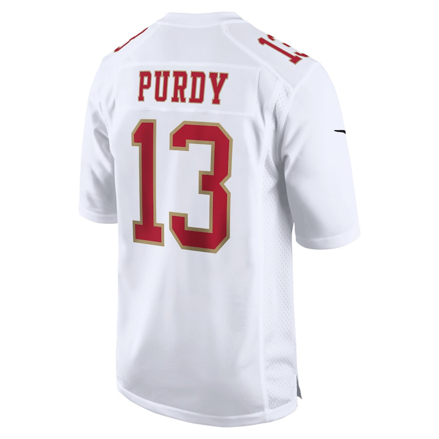 Brock Purdy 13 San Francisco 49ers Fashion Game Tundra White NFL Jersey Men's