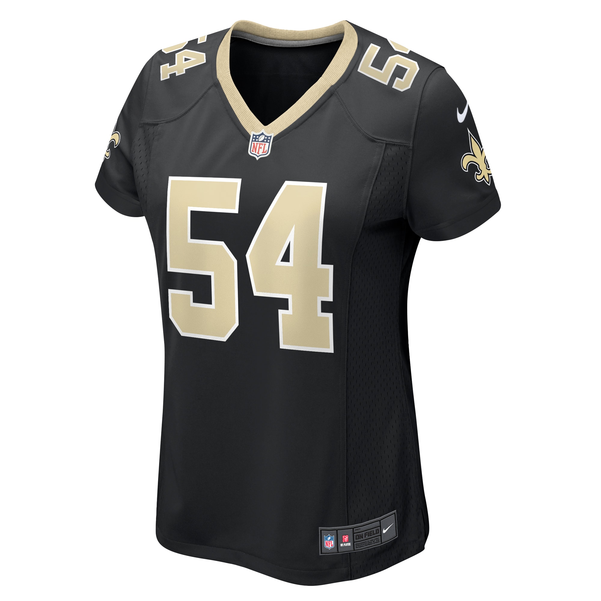 New Orleans Saints Jaylon Smith Black Team Game NFL Jersey Women's