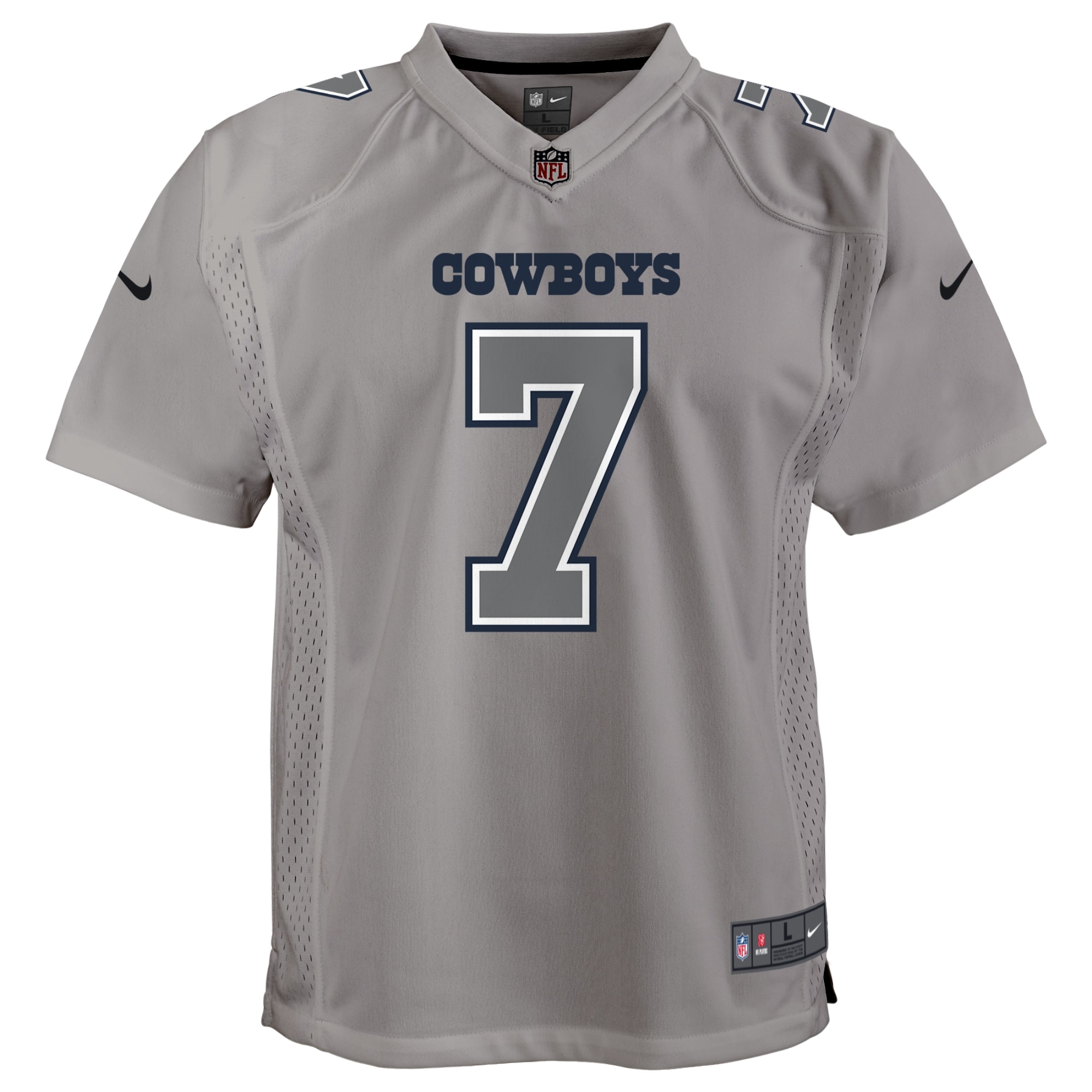 Dallas Cowboys Trevon Diggs Gray Atmosphere Game NFL Jersey Youth