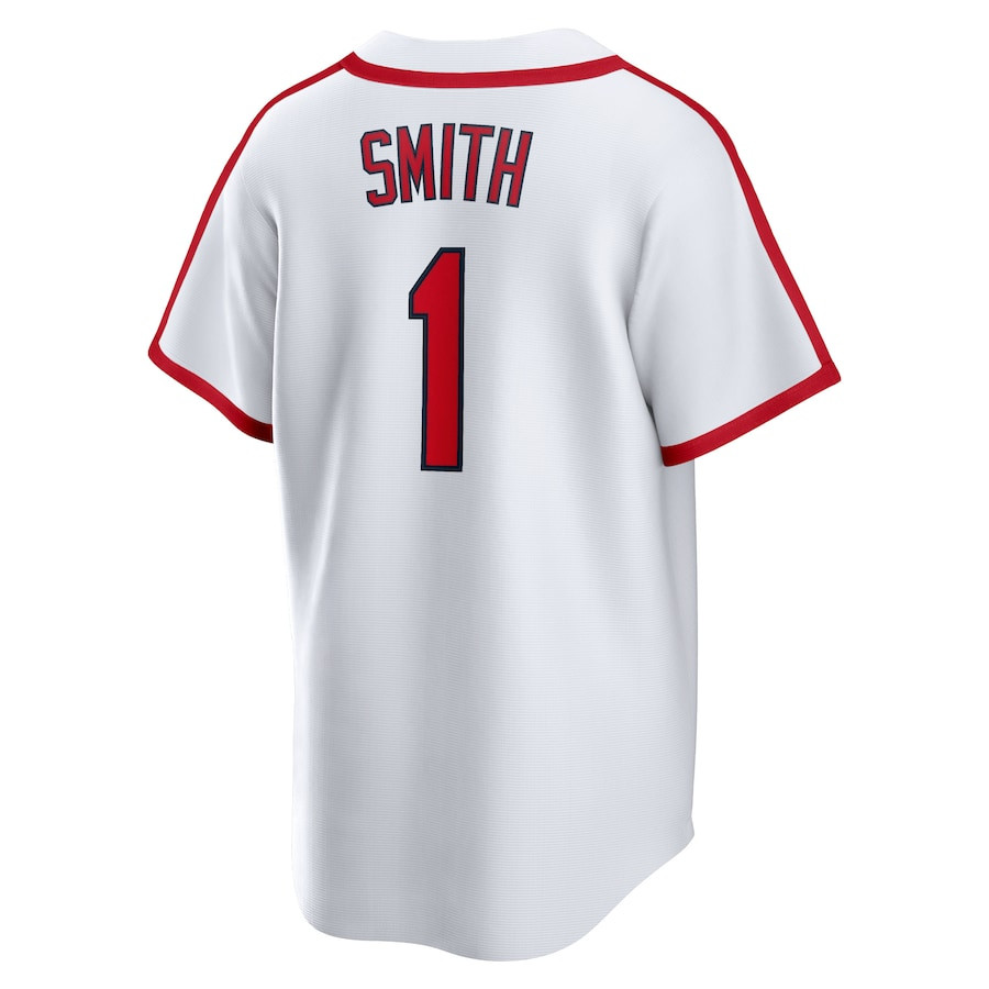 Ozzie Smith 1 St. Louis Cardinals Cooperstown Collection Home White MLB Jersey Men's