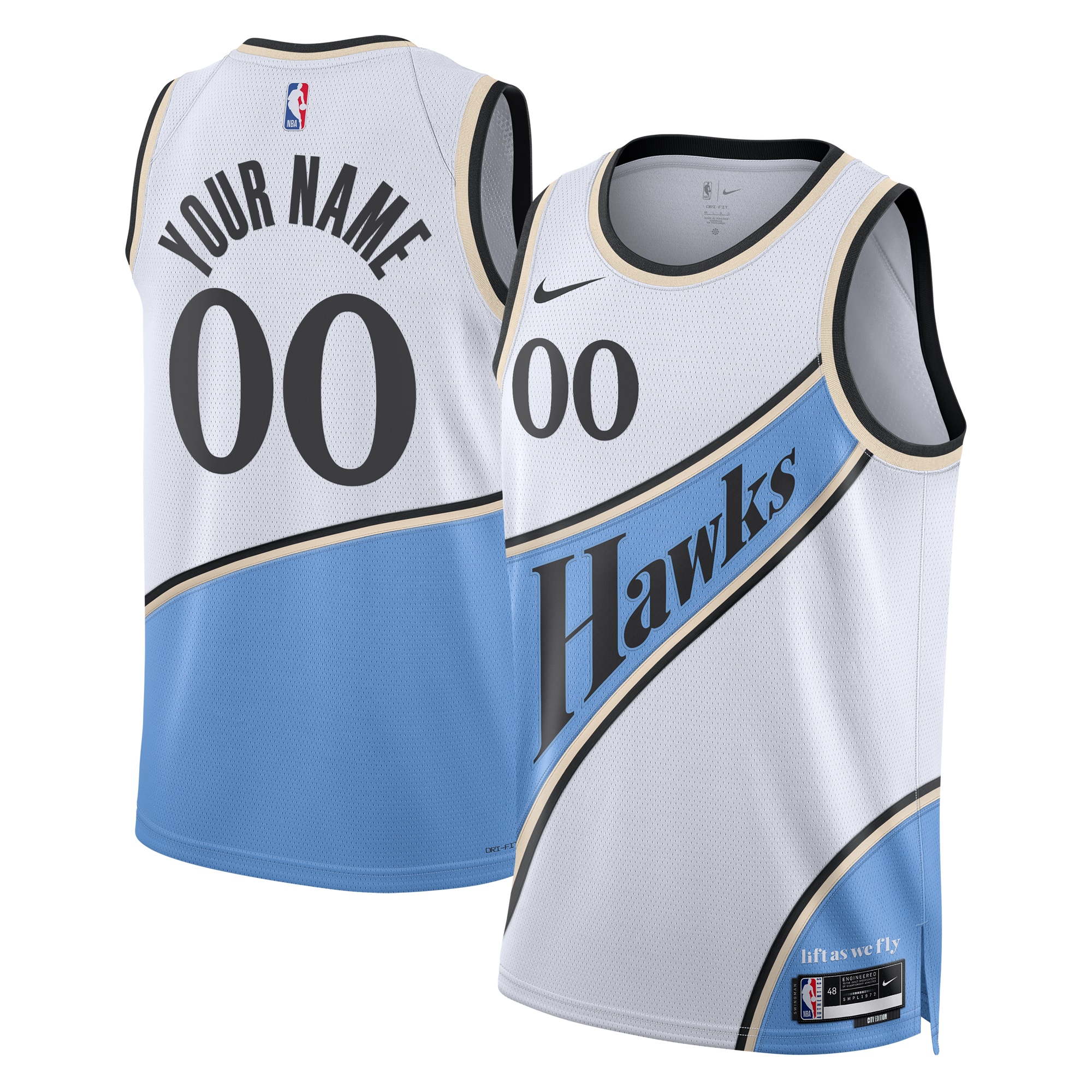 Atlanta Hawks City Edition Swingman 2024 Custom Unisex NBA Jersey Unisex