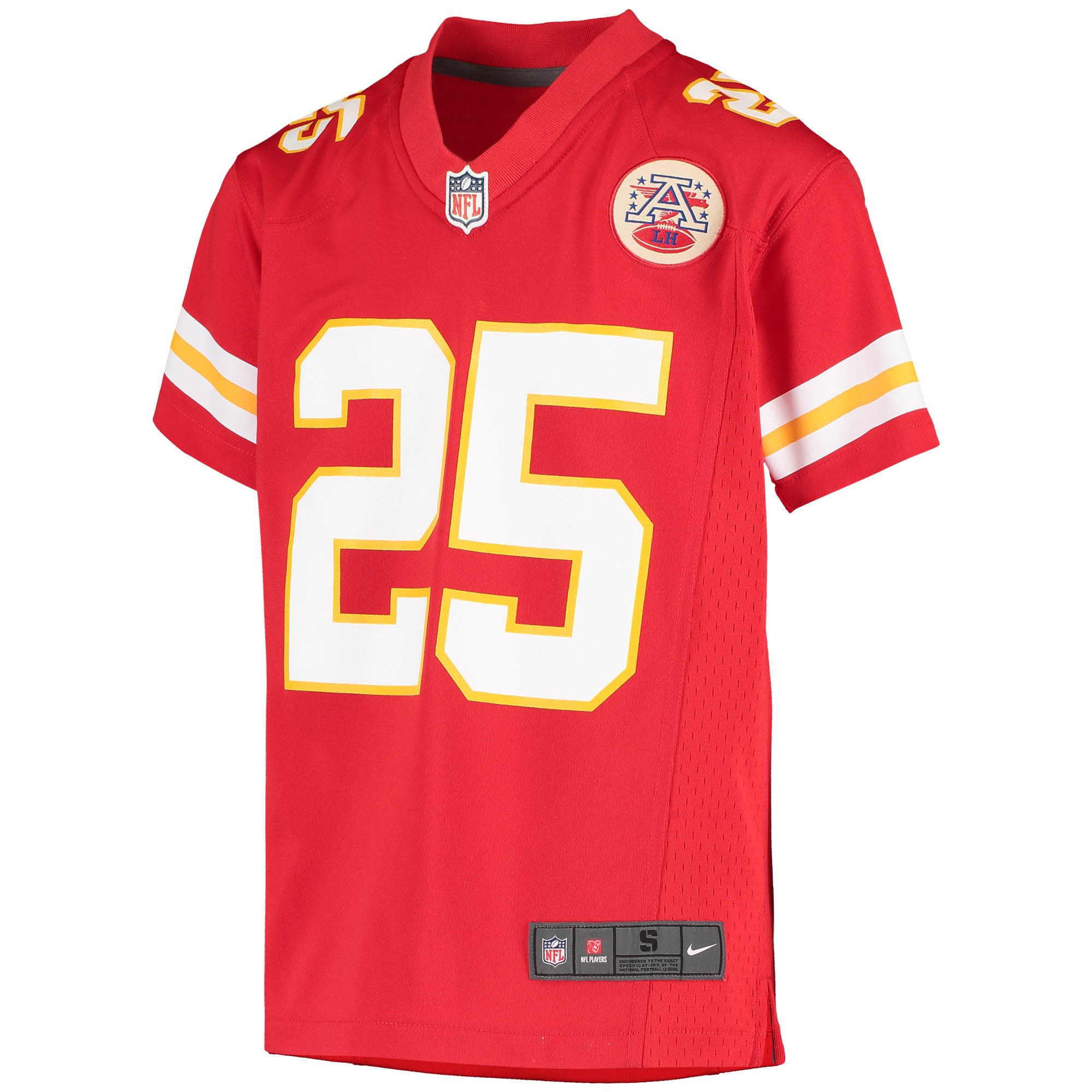 Kansas City Chiefs Clyde Edwards-Helaire Red Game NFL Jersey Youth