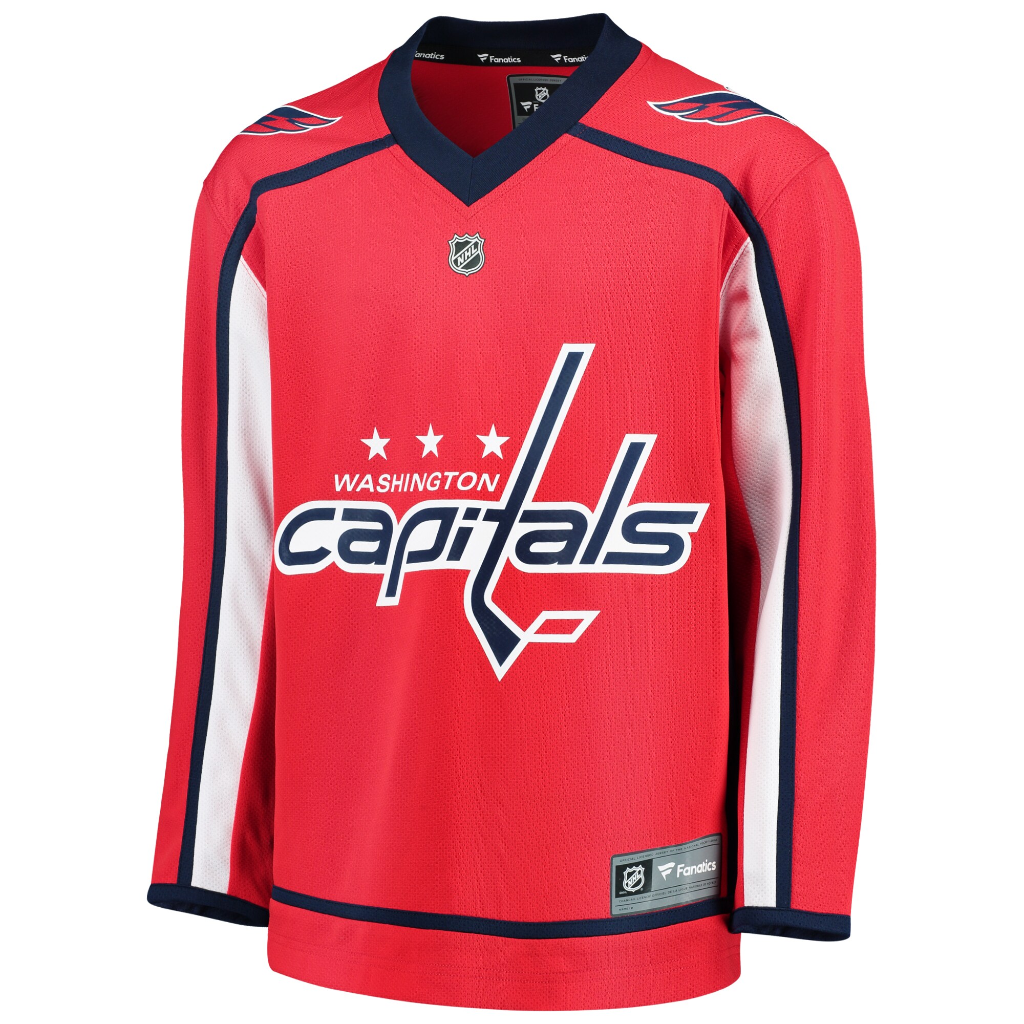 Washington Capitals Red Home Blank NHL Jersey Youth