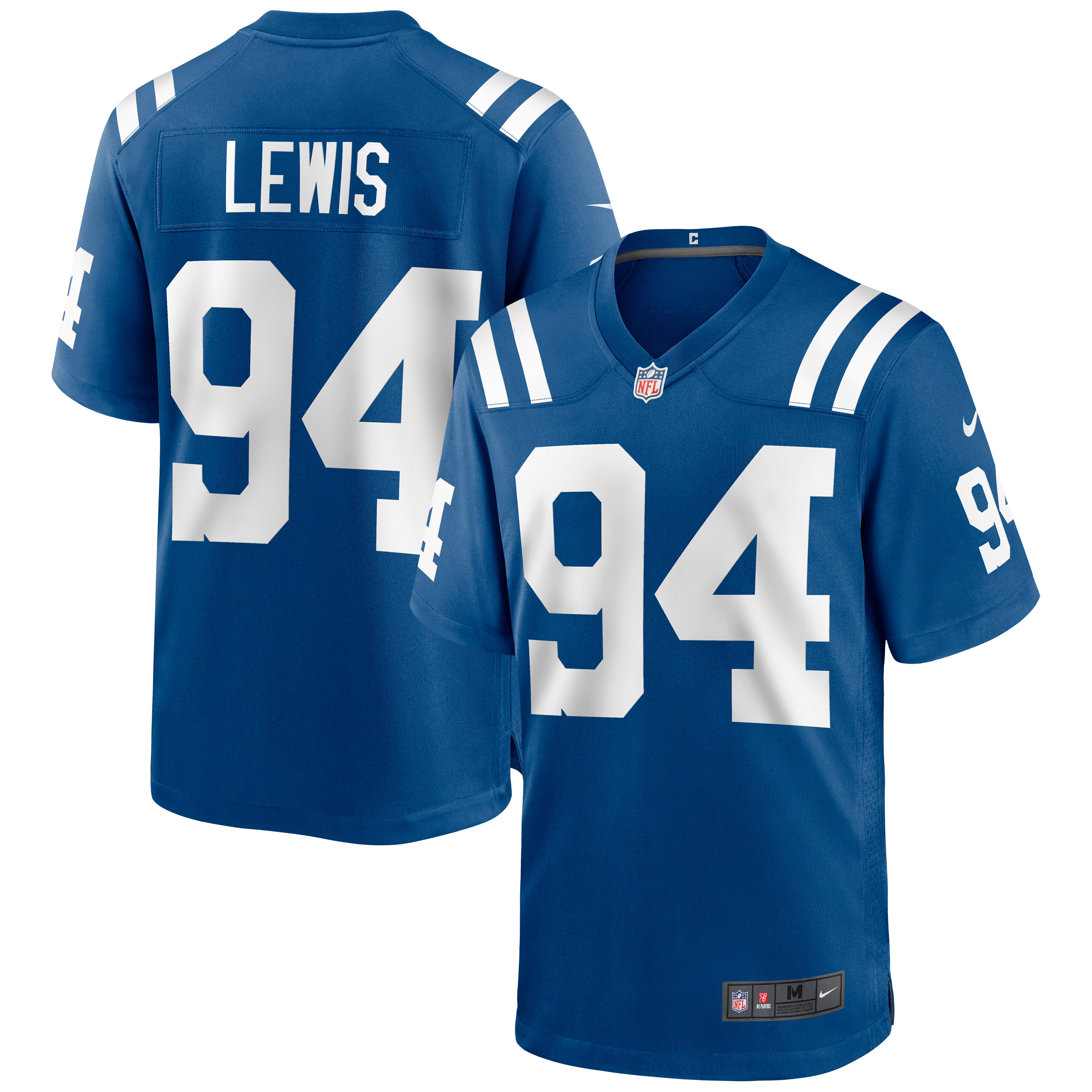 Indianapolis Colts Tyquan Lewis Royal Game NFL Jersey Men's