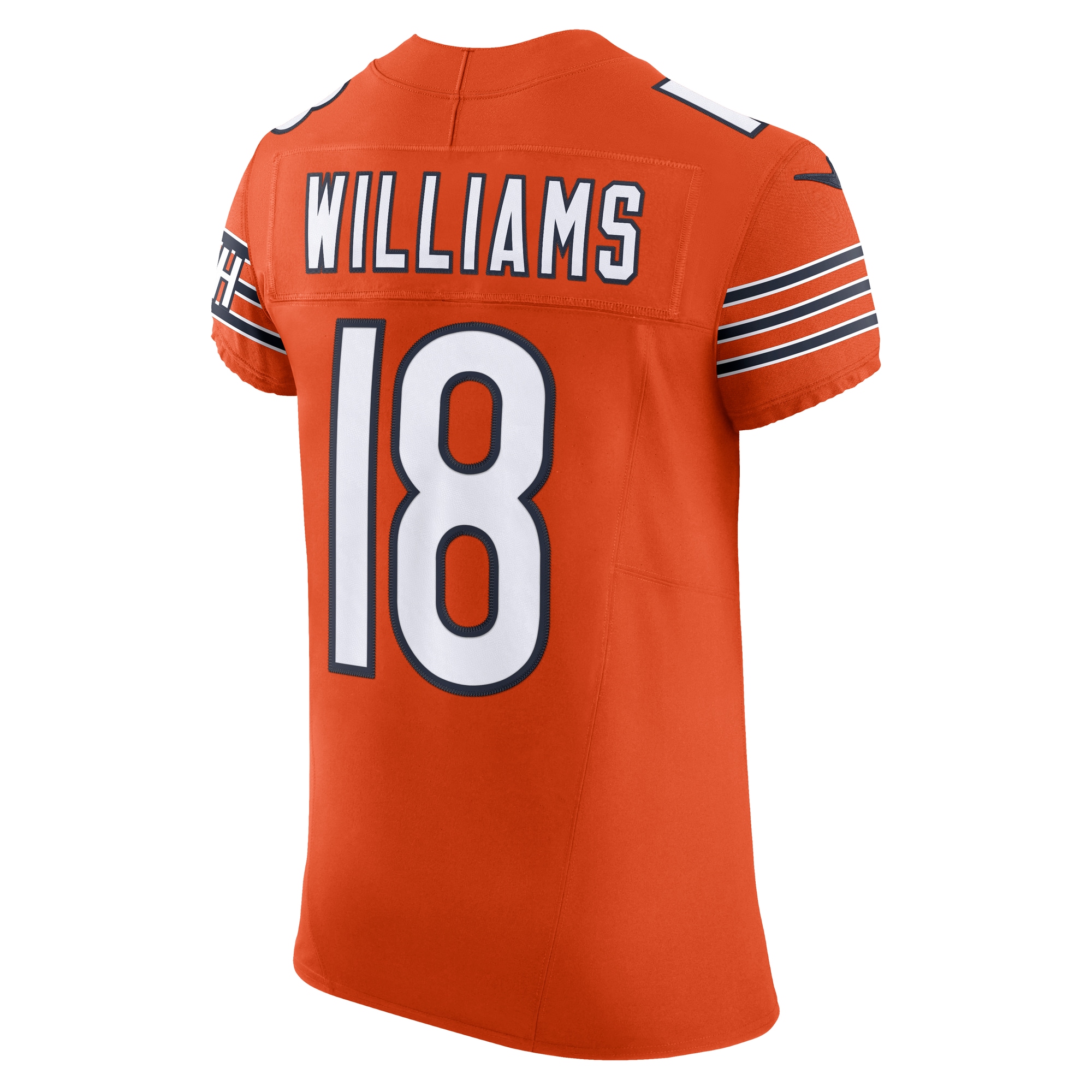 Chicago Bears Caleb Williams Orange Alternate Vapor F.U.S.E. Elite NFL Jersey Men's