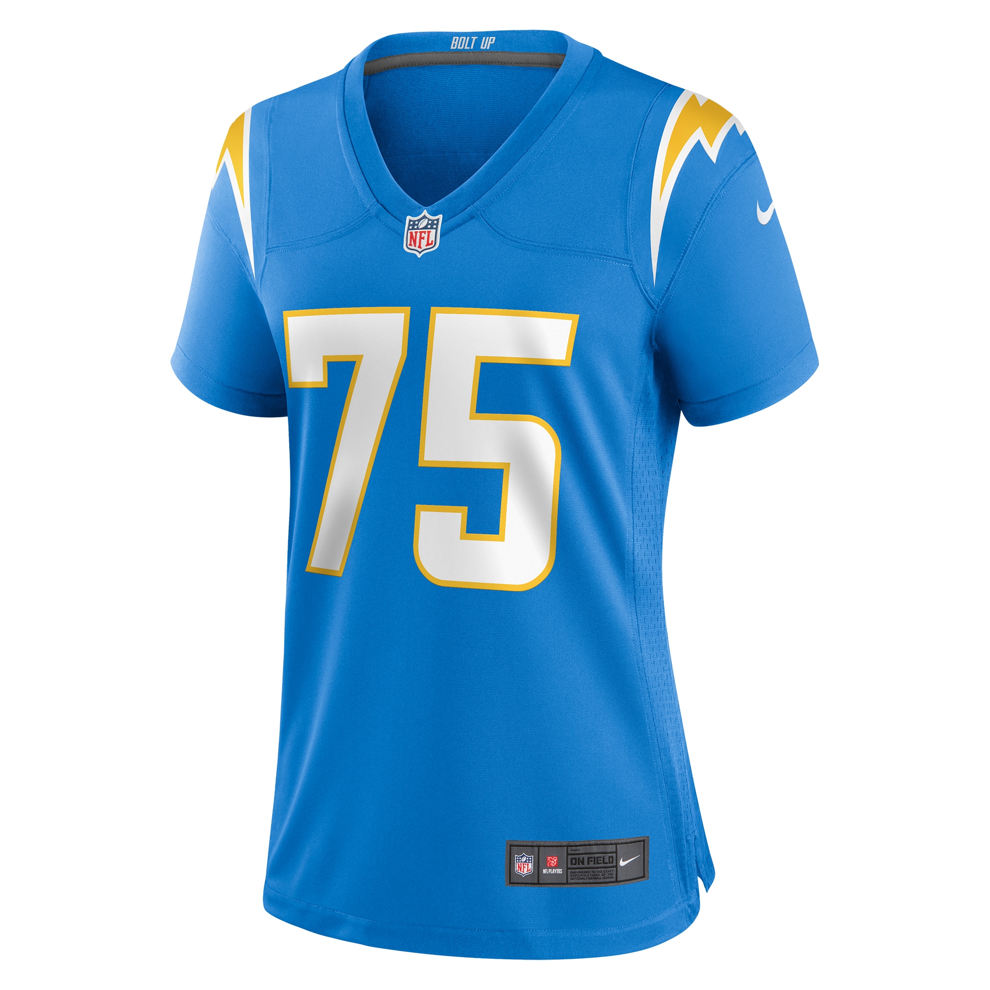 Los Angeles Chargers Bradley Bozeman Powder Blue Game NFL Jersey Women's