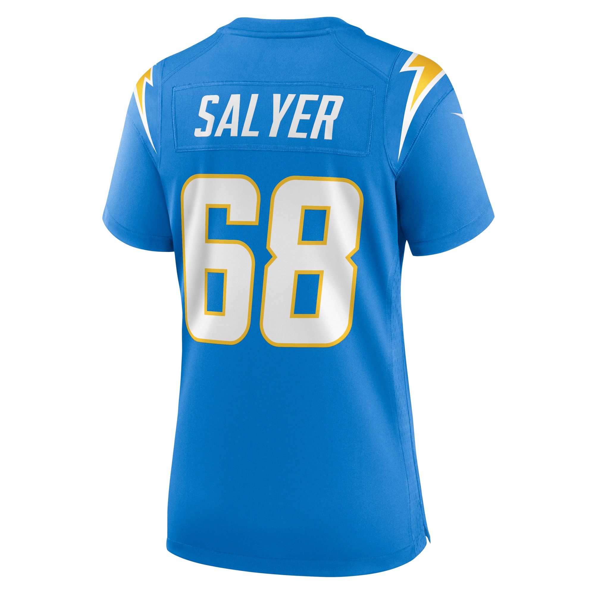 Los Angeles Chargers Jamaree Salyer Powder Blue Game Player NFL Jersey Women's