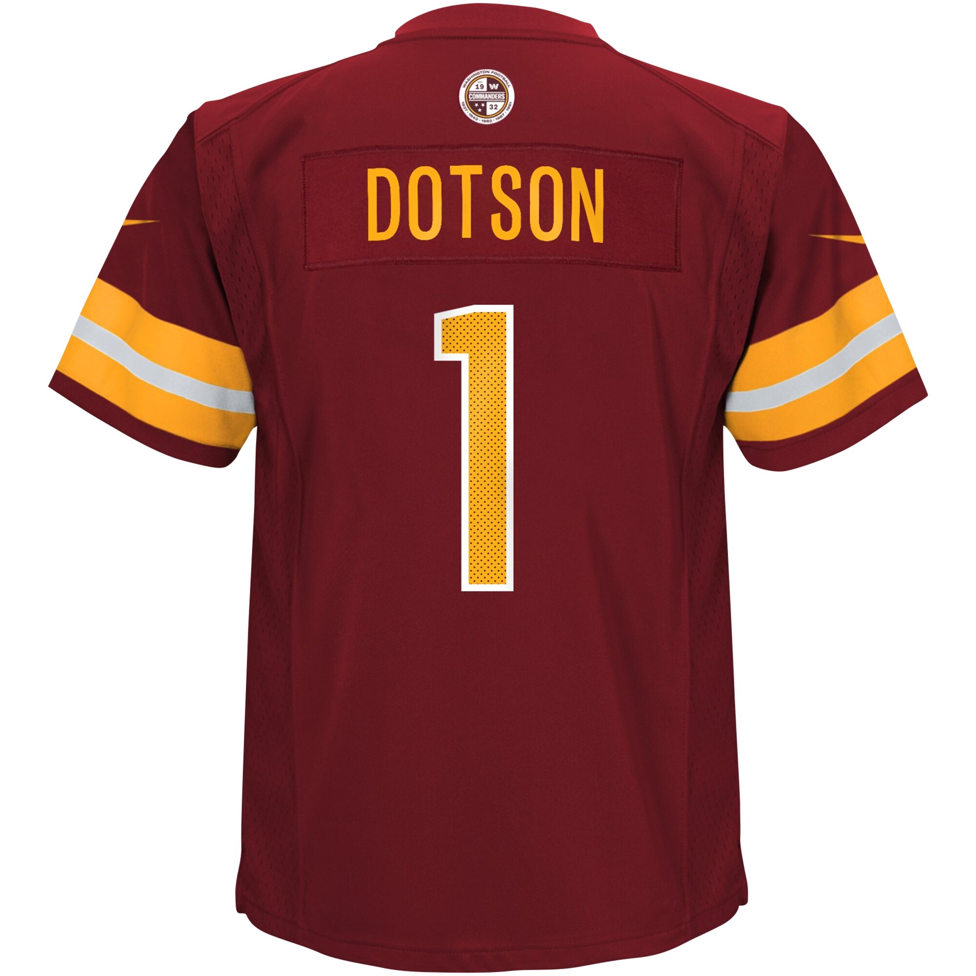 Infant Washington Commanders Jahan Dotson Burgundy Game NFL Jersey Men's