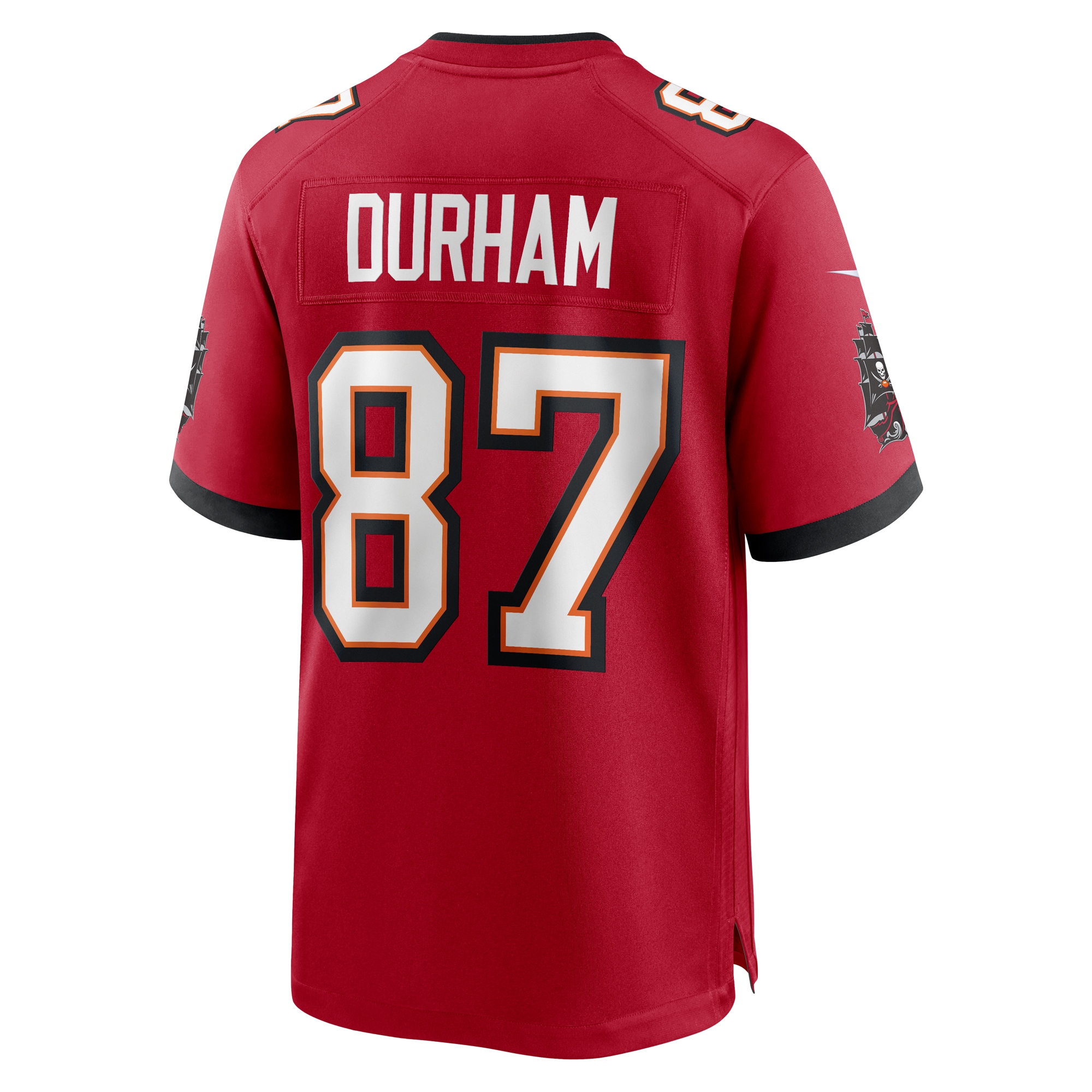 Tampa Bay Buccaneers Payne Durham Red Game NFL Jersey Men's