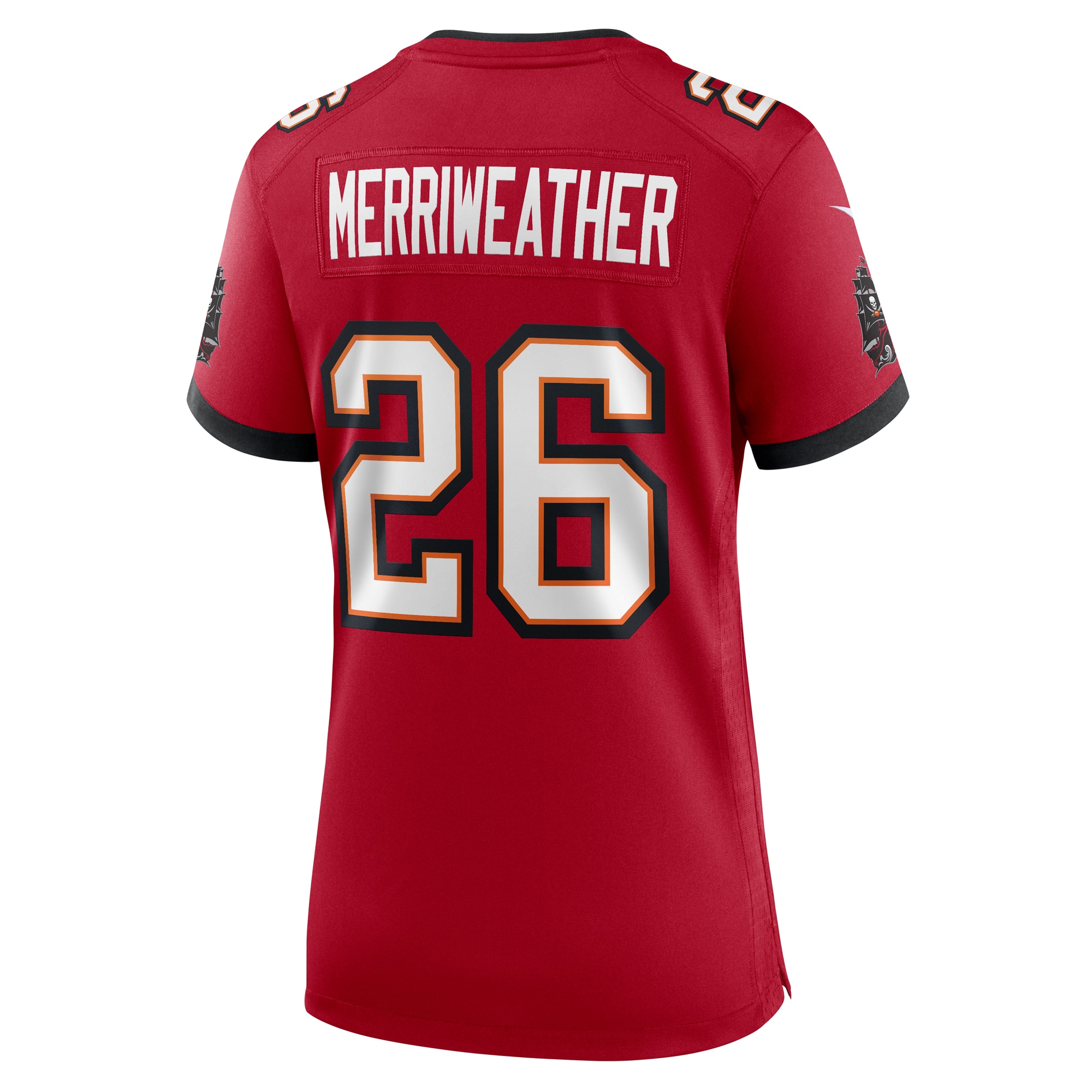 Tampa Bay Buccaneers Kaevon Merriweather Red Game NFL Jersey Women's