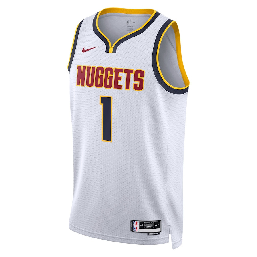 Michael Porter Jr. 1 Denver Nuggets Unisex Swingman Association Editio White NBA Jersey Unisex