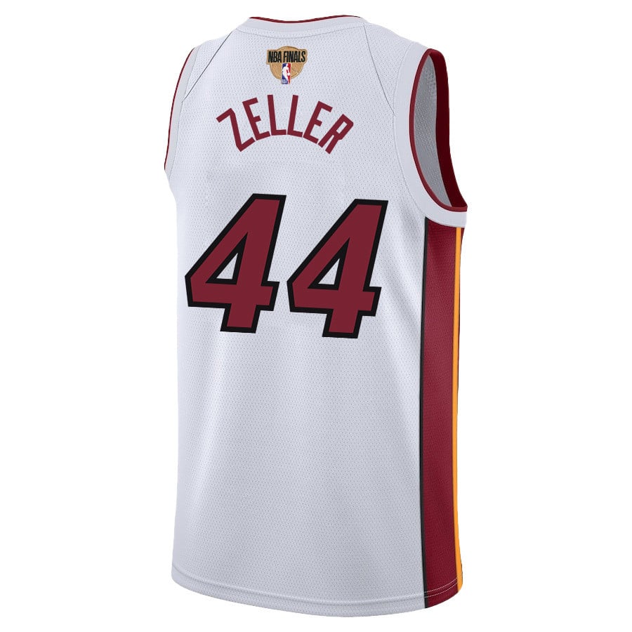 Cody Zeller 44 Miami Heat Final Champions 2023 Swingman White NBA Jersey Men's