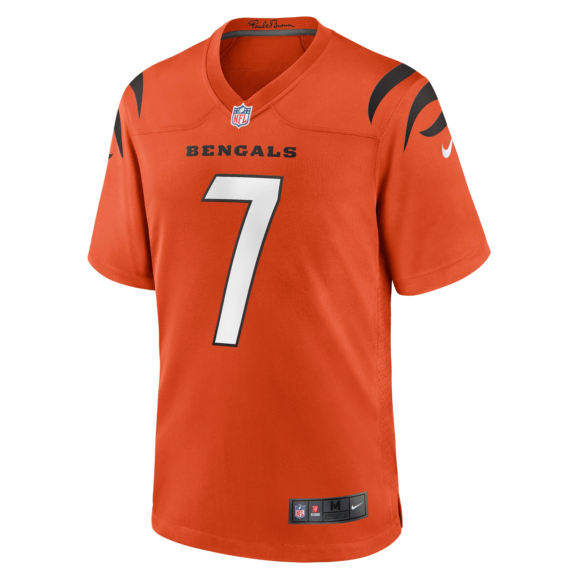 Cincinnati Bengals Boomer Esiason Orange Retired Player Alternate Game NFL Jersey Men's