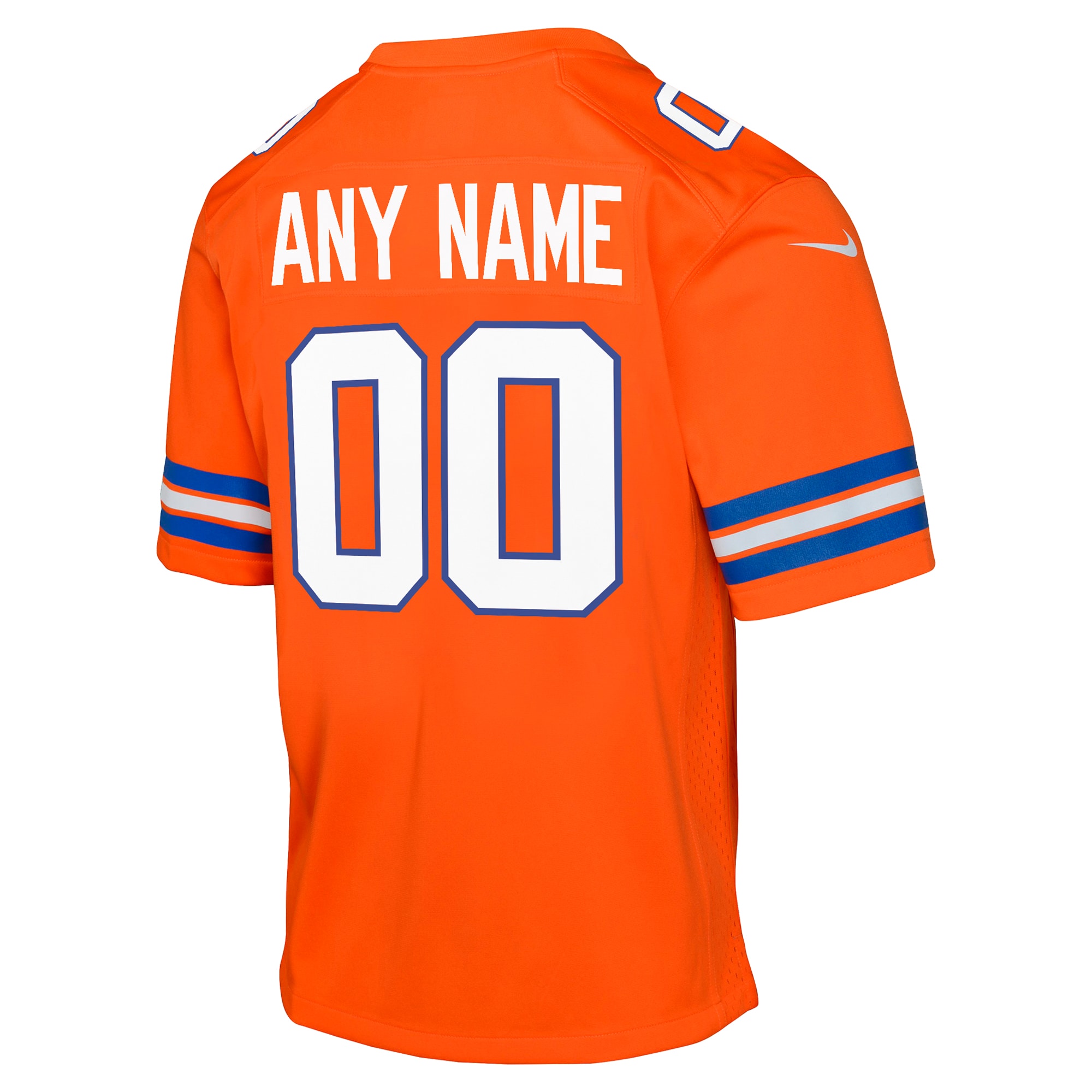 Denver Broncos Orange Mile High Collection 1977 Throwback Custom Game NFL Jersey Youth