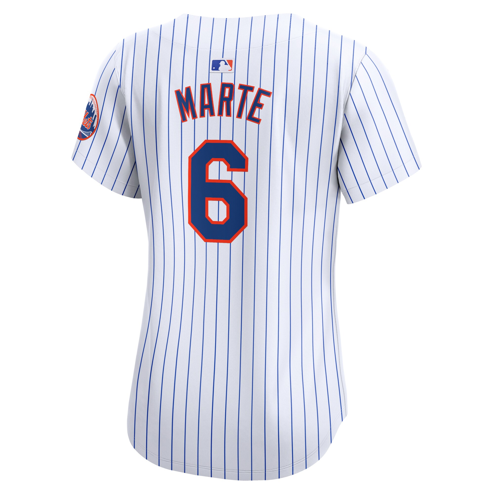 New York Mets Starling Marte White Home Limited Player MLB Jersey Women's