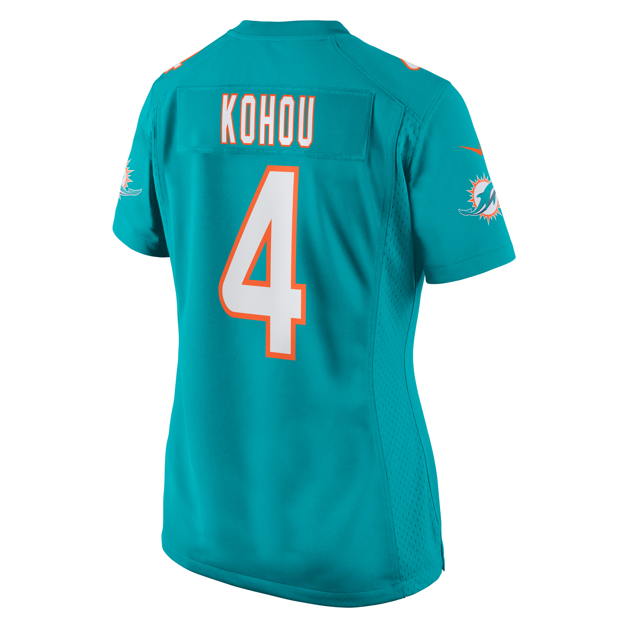 Miami Dolphins Kader Kohou Aqua Game Player NFL Jersey Women's