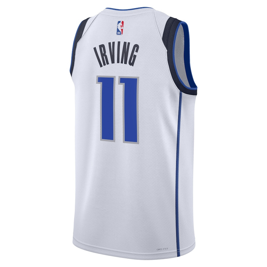 Kyrie Irving 11 Dallas Mavericks Unisex Swingman Association Editio White NBA Jersey Unisex