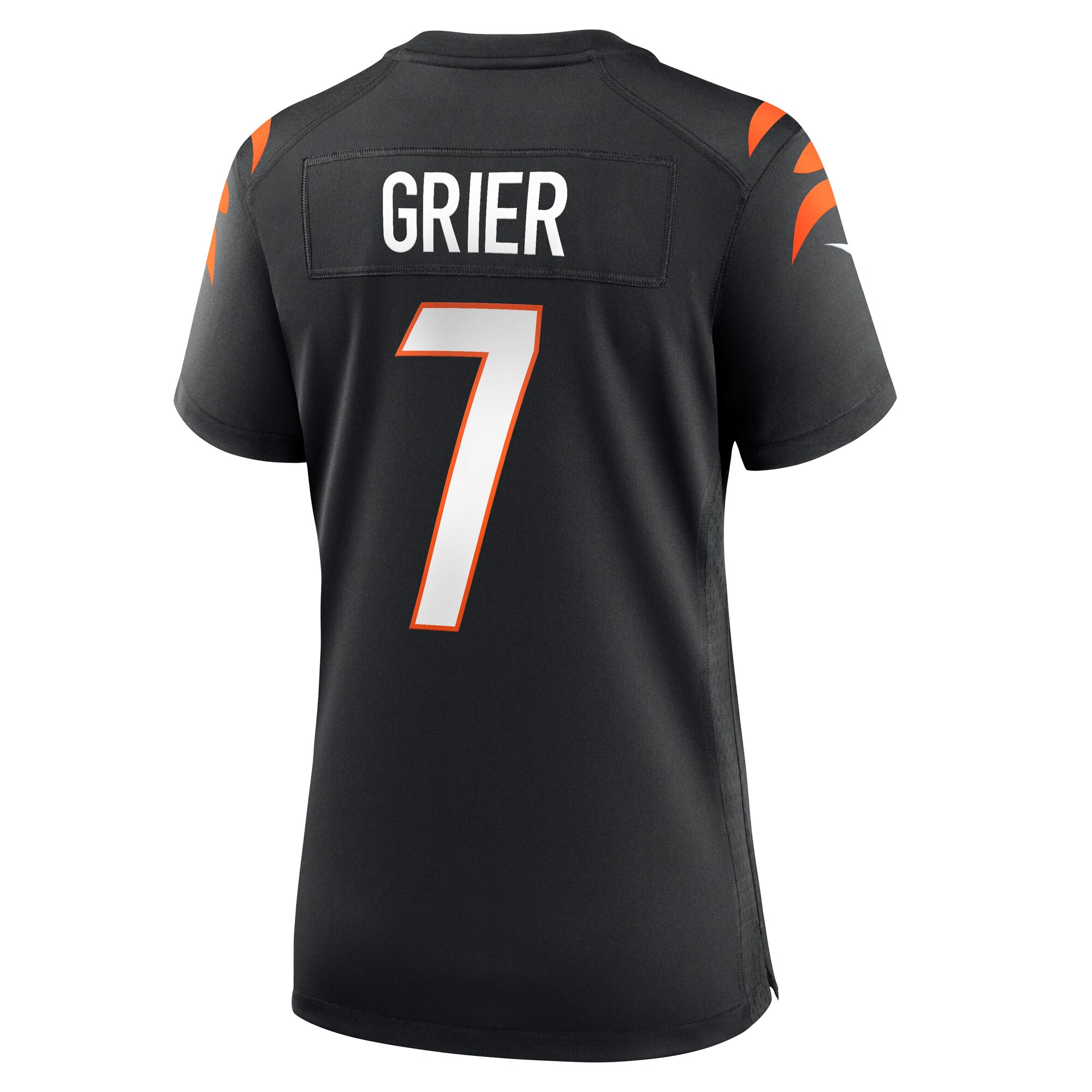 Cincinnati Bengals Will Grier Black Team Game NFL Jersey Women's