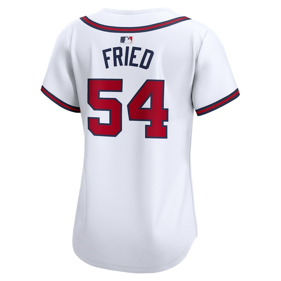 Max Fried 54 Atlanta Braves Home Limited Player White MLB Jersey Women's