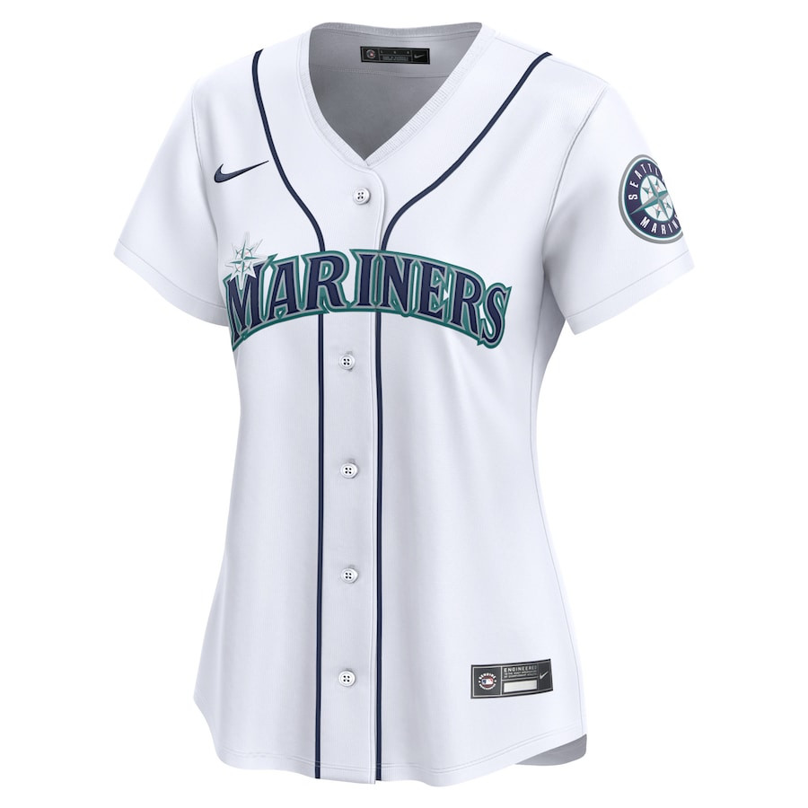 Edgar Martinez 11 Seattle Mariners Home Limited Player White MLB Jersey Women's