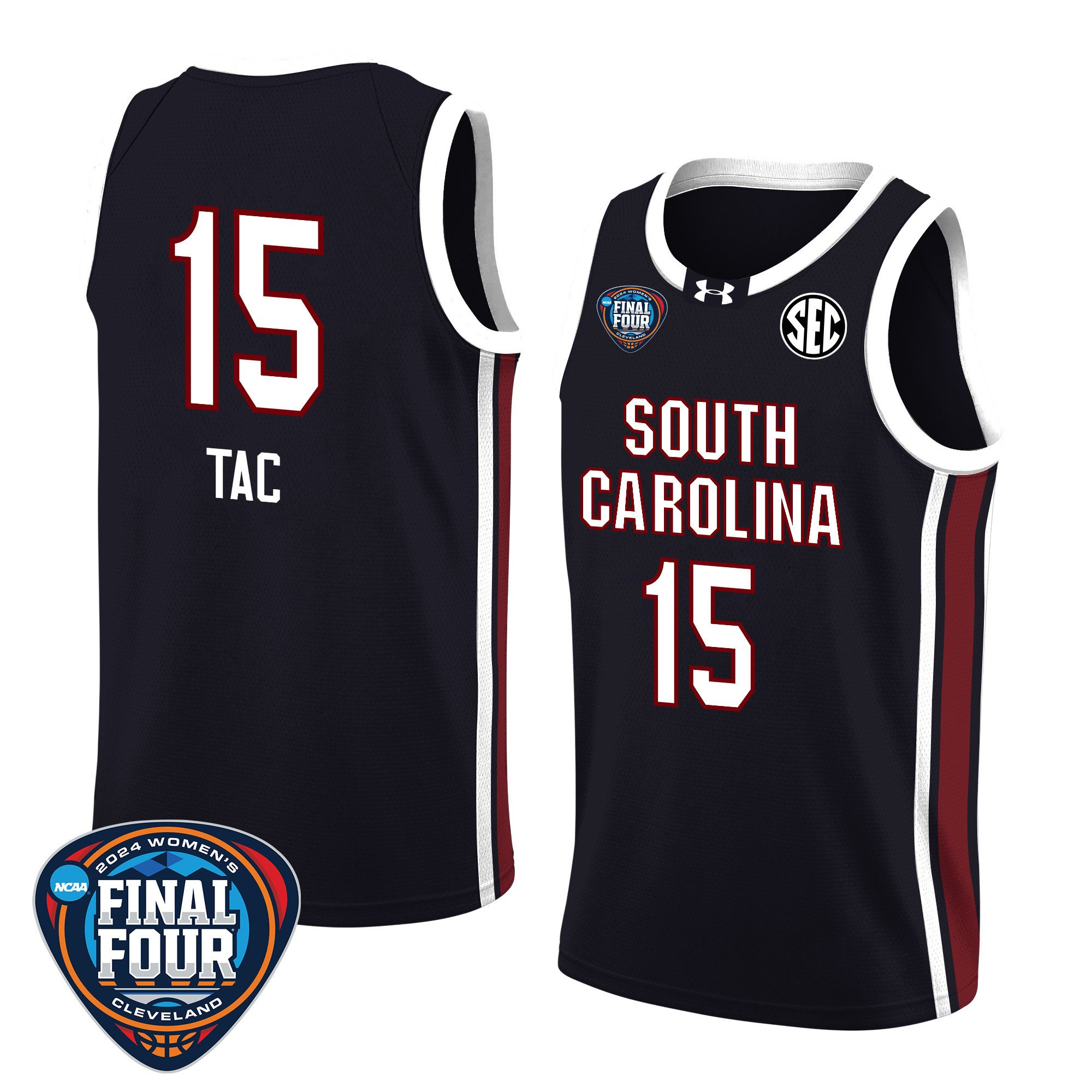 Adhel Tac 15 South Carolina 2024 Final Four Patch Unisex NCAA Jersey Unisex