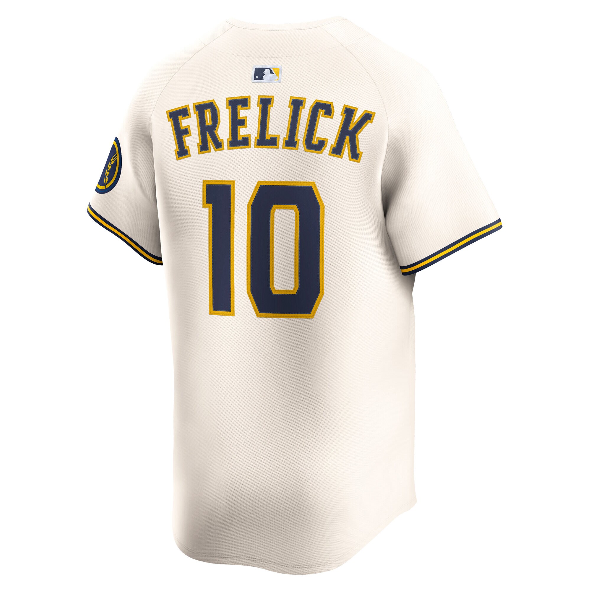 Milwaukee Brewers Sal Frelick Cream Home Limited Player MLB Jersey Men's