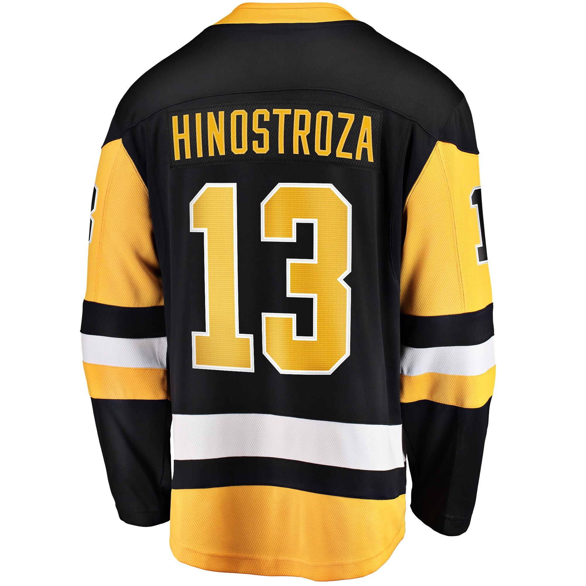 Pittsburgh Penguins Vinnie Hinostroza Black Home Breakaway NHL Jersey Men's