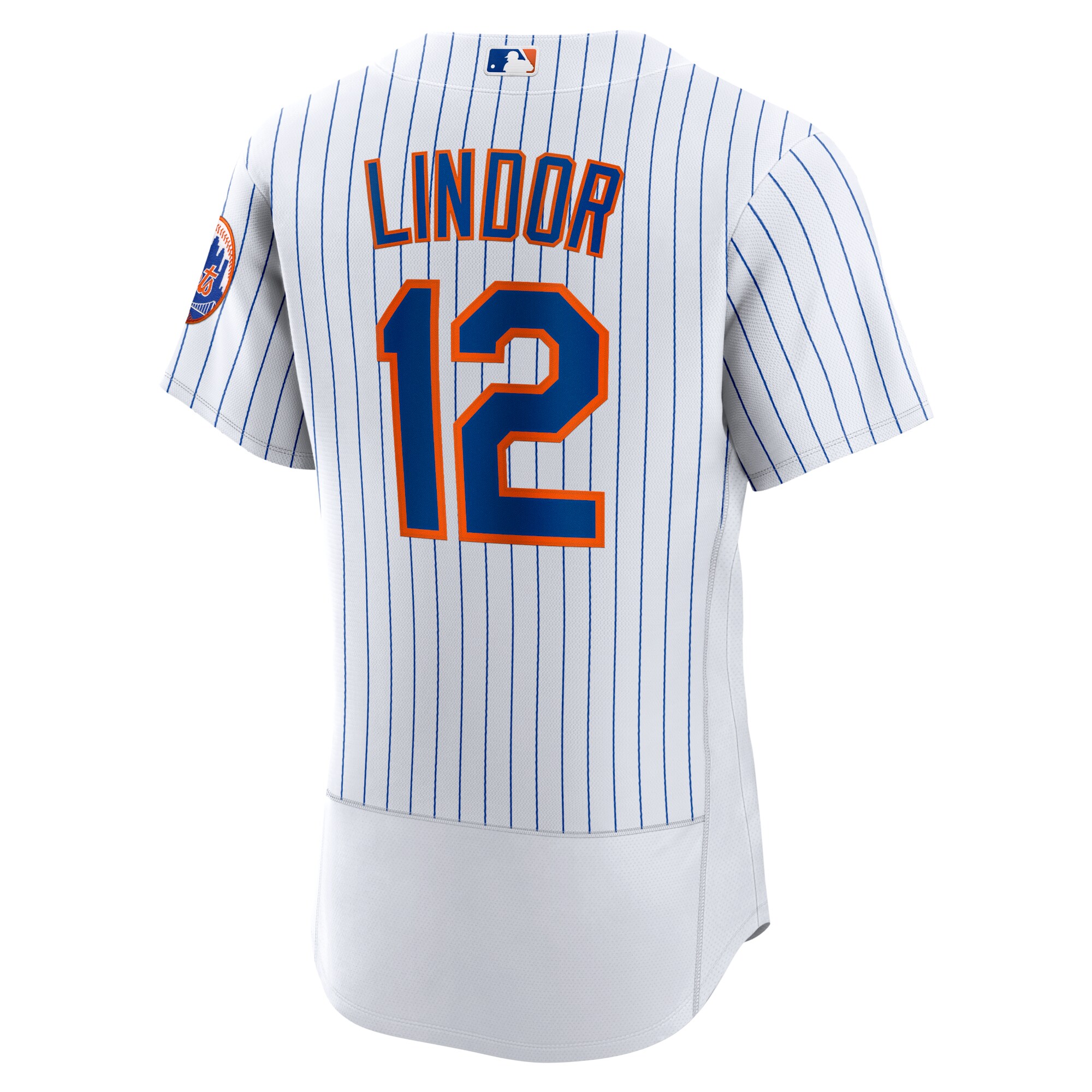 New York Mets Francisco Lindor White Home Player MLB Jersey Men's