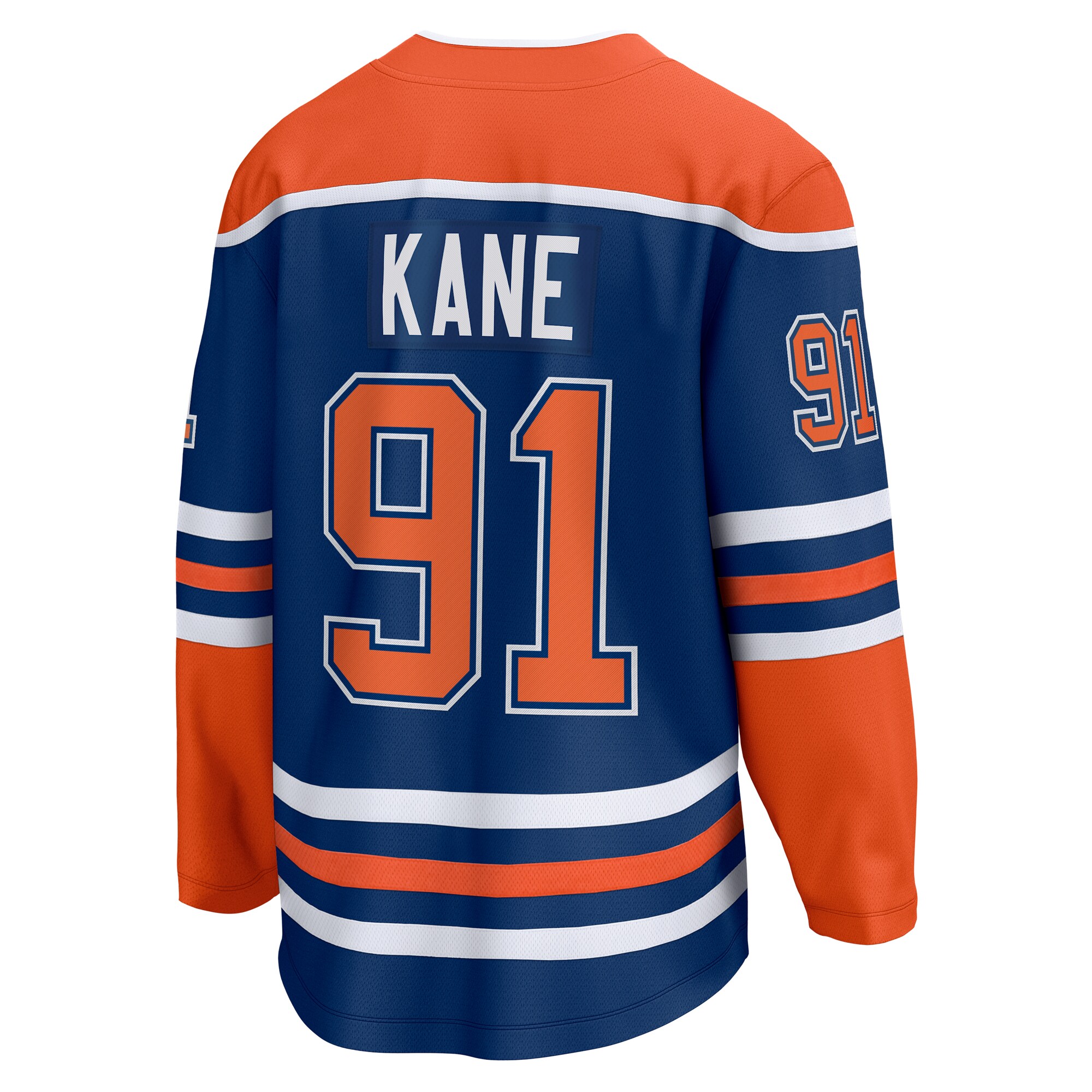 Edmonton Oilers Evander Kane Royal Home Breakaway Player NHL Jersey Men's