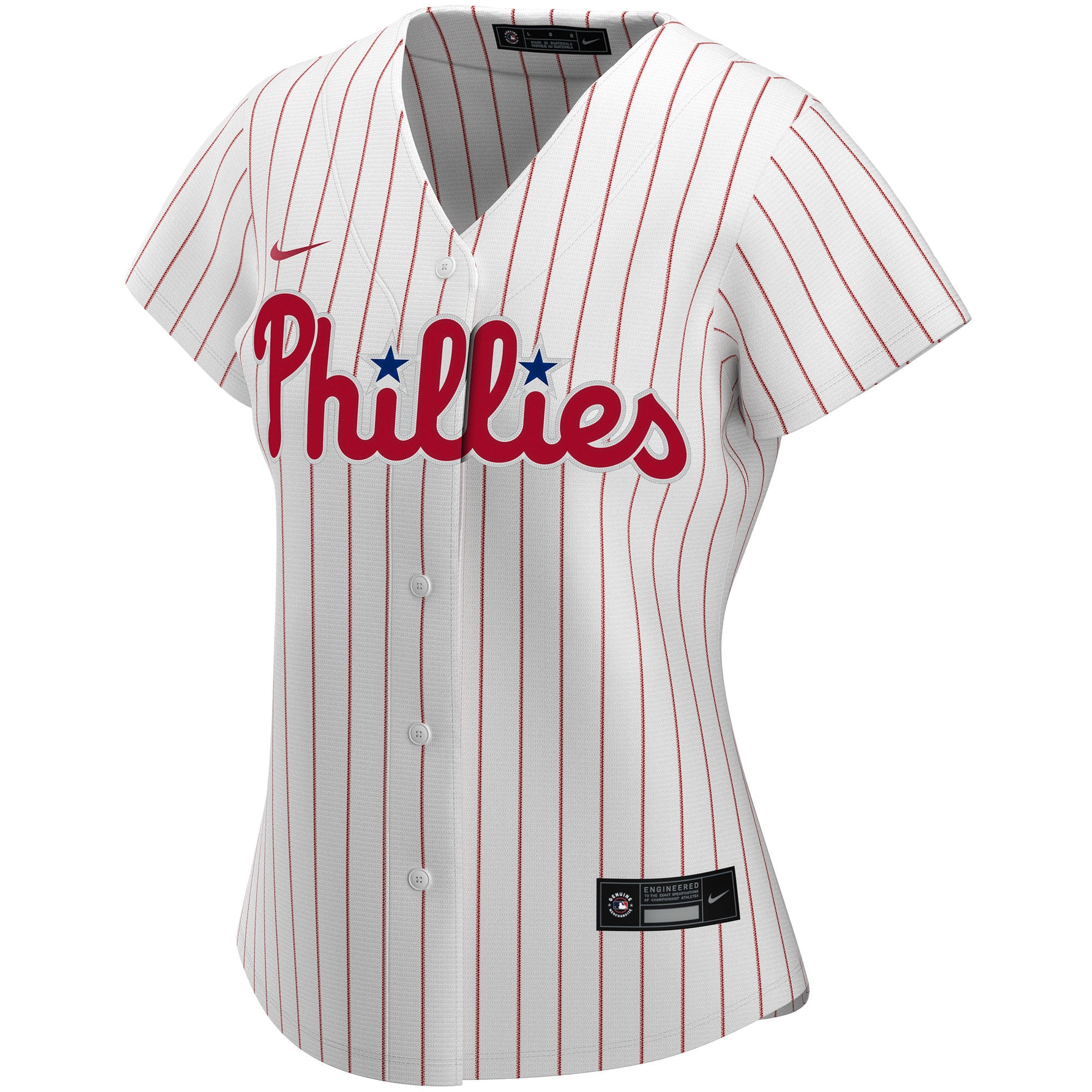 Philadelphia Phillies White Home Custom MLB Jersey Women's