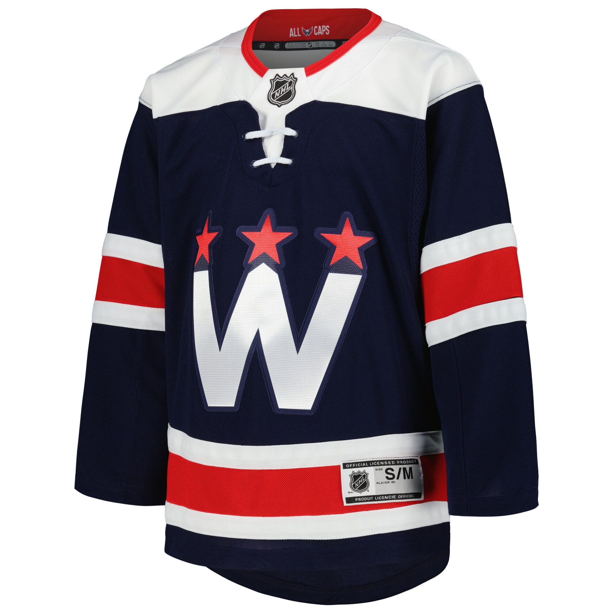 Washington Capitals Navy 2020/21 Alternate Premiers NHL Jersey Youth