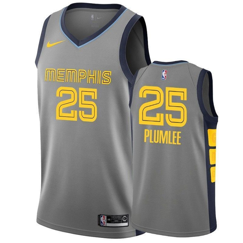 Memphis Grizzlies Miles Plumlee 25 City NBA Jersey Men's