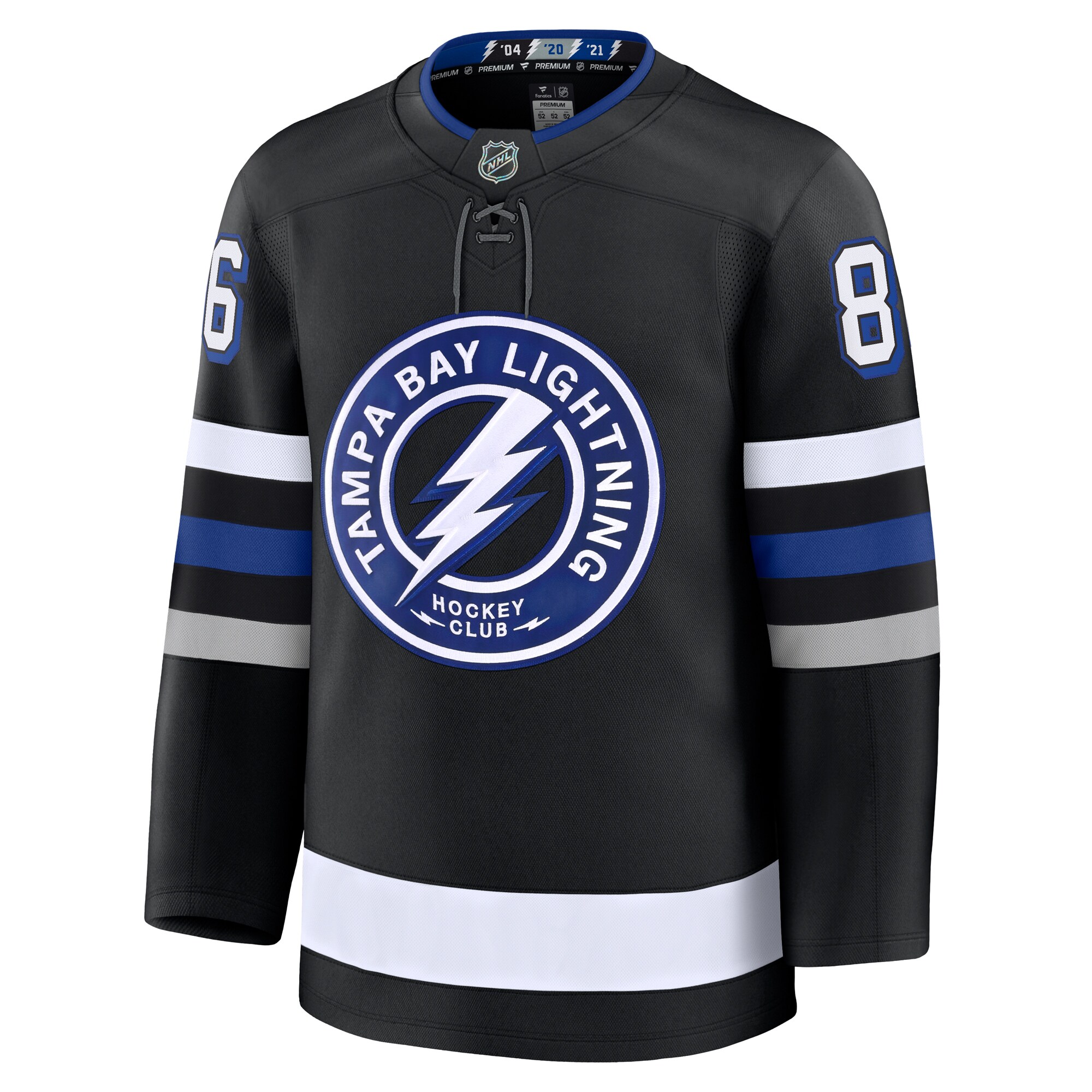Tampa Bay Lightning Nikita Kucherov Black Alternate Premium NHL Jersey Men's