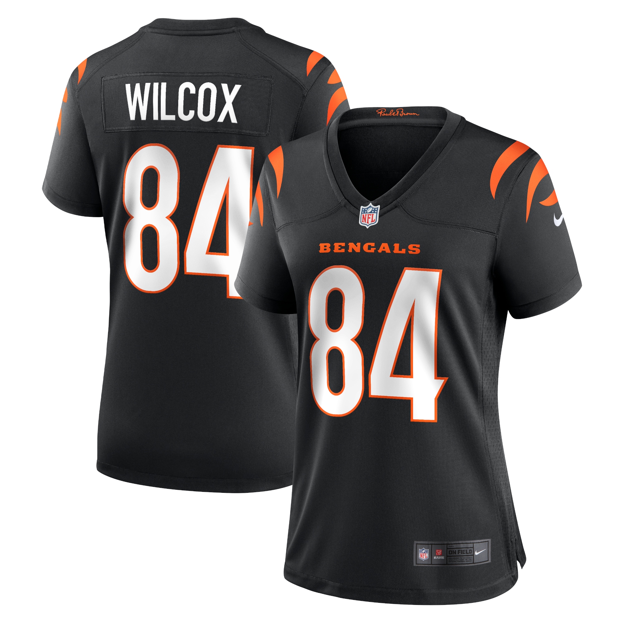 Cincinnati Bengals Mitchell Wilcox Black Player Game NFL Jersey Women's