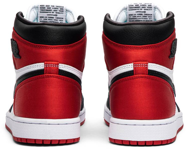 Air Jordan 1 Retro High Satin Black Toe CD0461-016