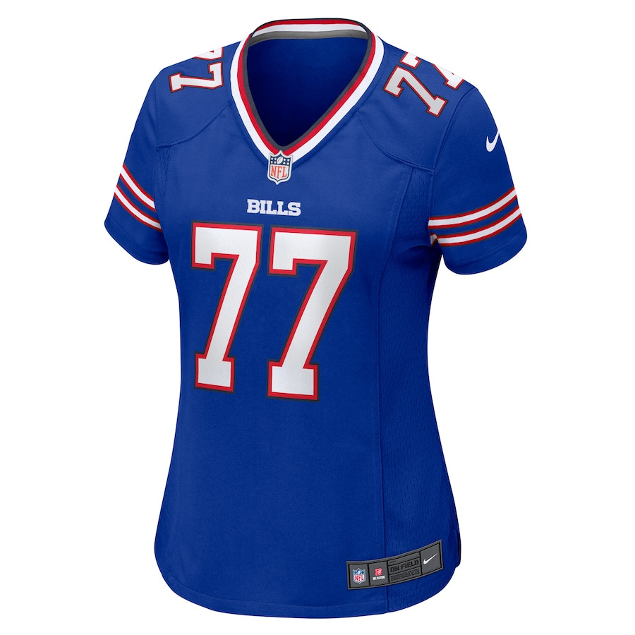 Will Clapp 77 Buffalo Bills Game Royal NFL Jersey Women's