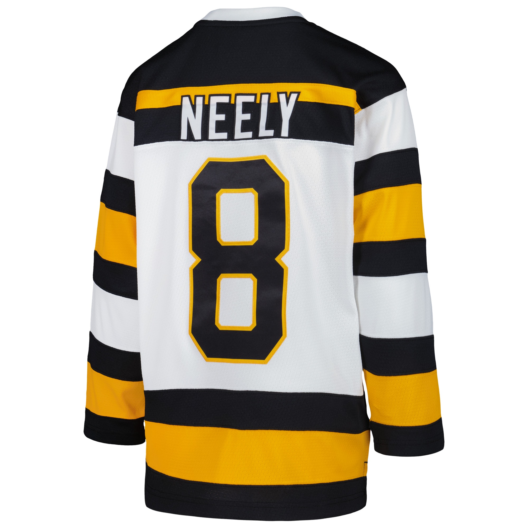 Boston Bruins Cam Neely Mitchell Ness White 1991 Blue Line Player NHL Jersey Youth