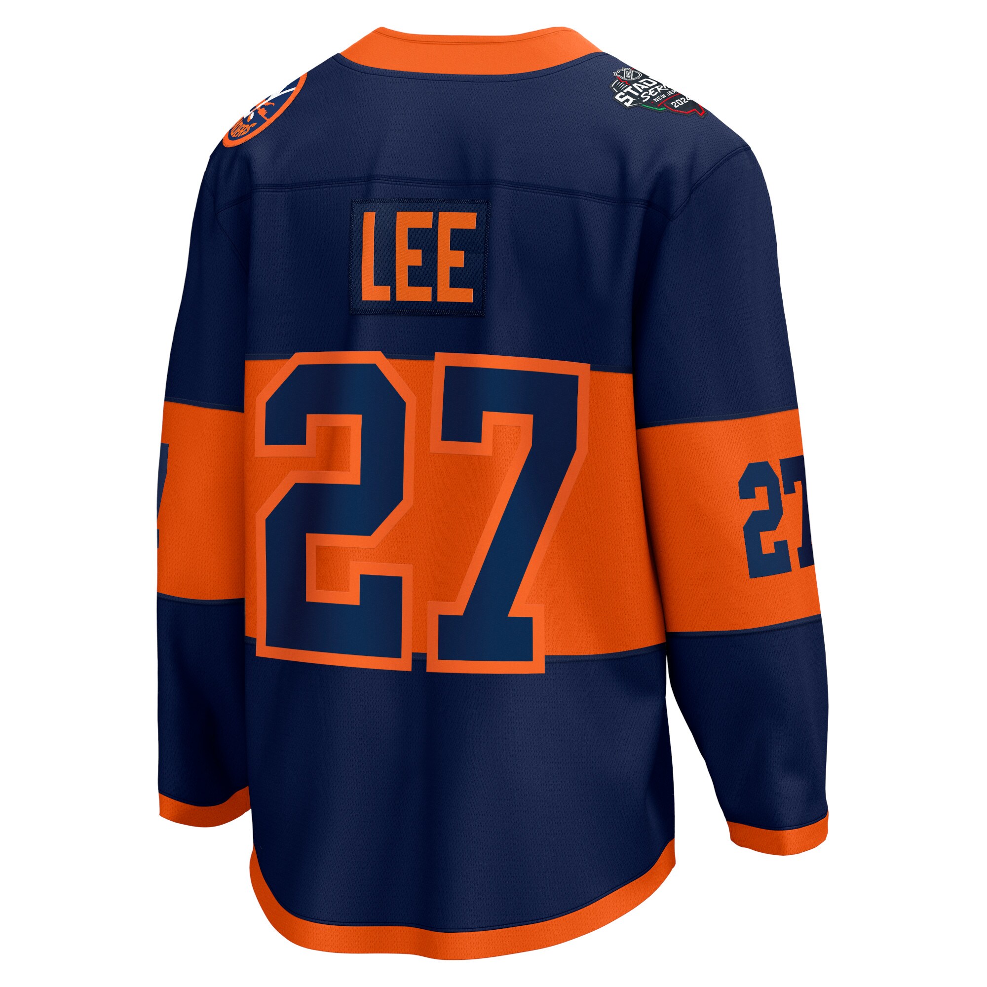 New York Islanders Anders Lee Navy 2024 Stadium Series Breakaway Player NHL Jersey Men's