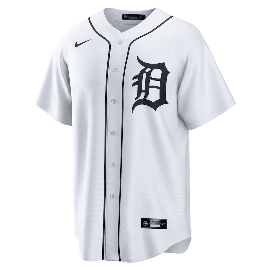 Detroit Tigers Home White MLB Jersey Men's