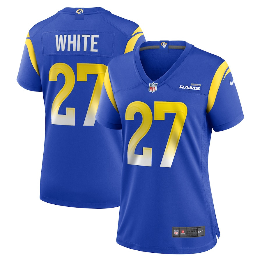 Tre'Davious White 27 Los Angeles Rams Game Royal NFL Jersey Women's