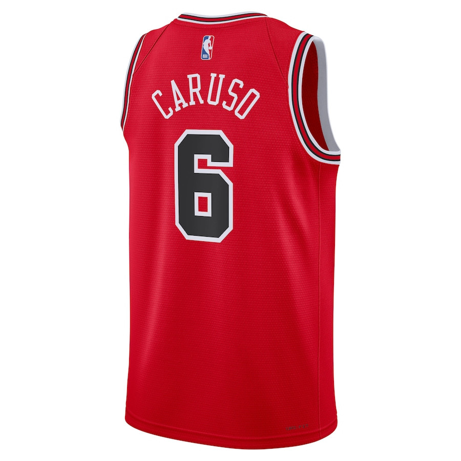 Alex Caruso 6 Chicago Bulls Unisex Swingman Icon Edition Red NBA Jersey Unisex