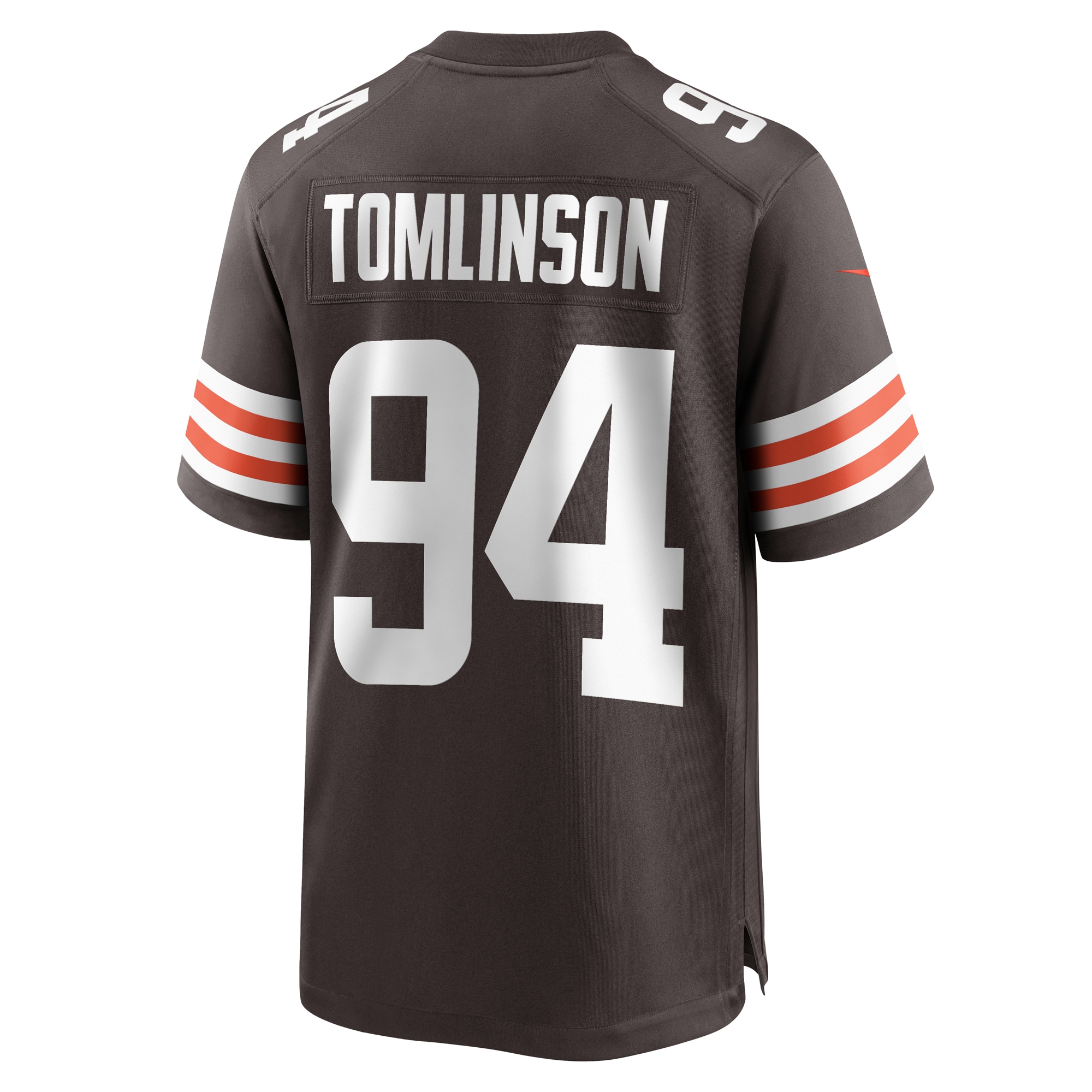 Cleveland Browns Dalvin Tomlinson Brown Game Player NFL Jersey Men's