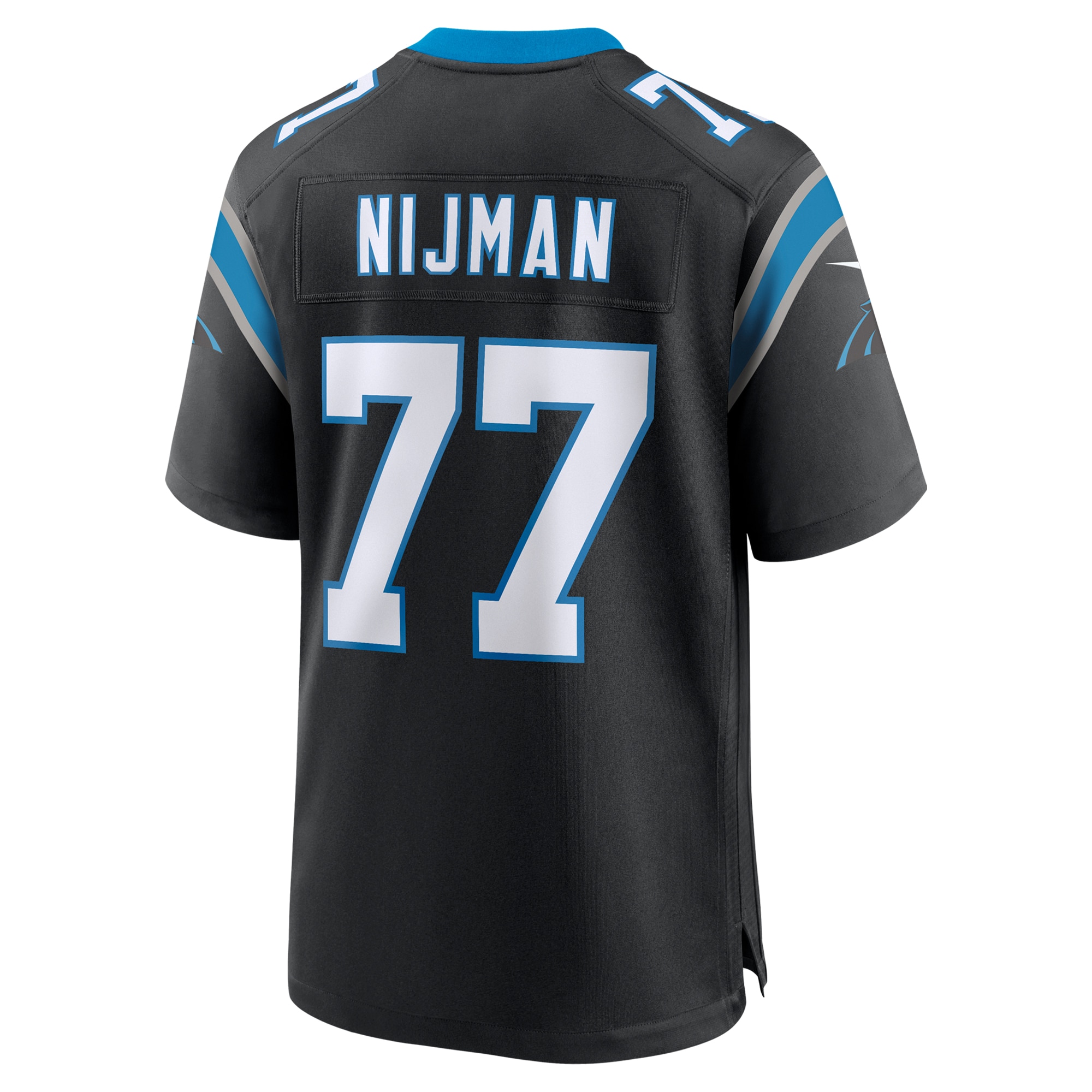 Carolina Panthers Yosh Nijman Black Game NFL Jersey Men's