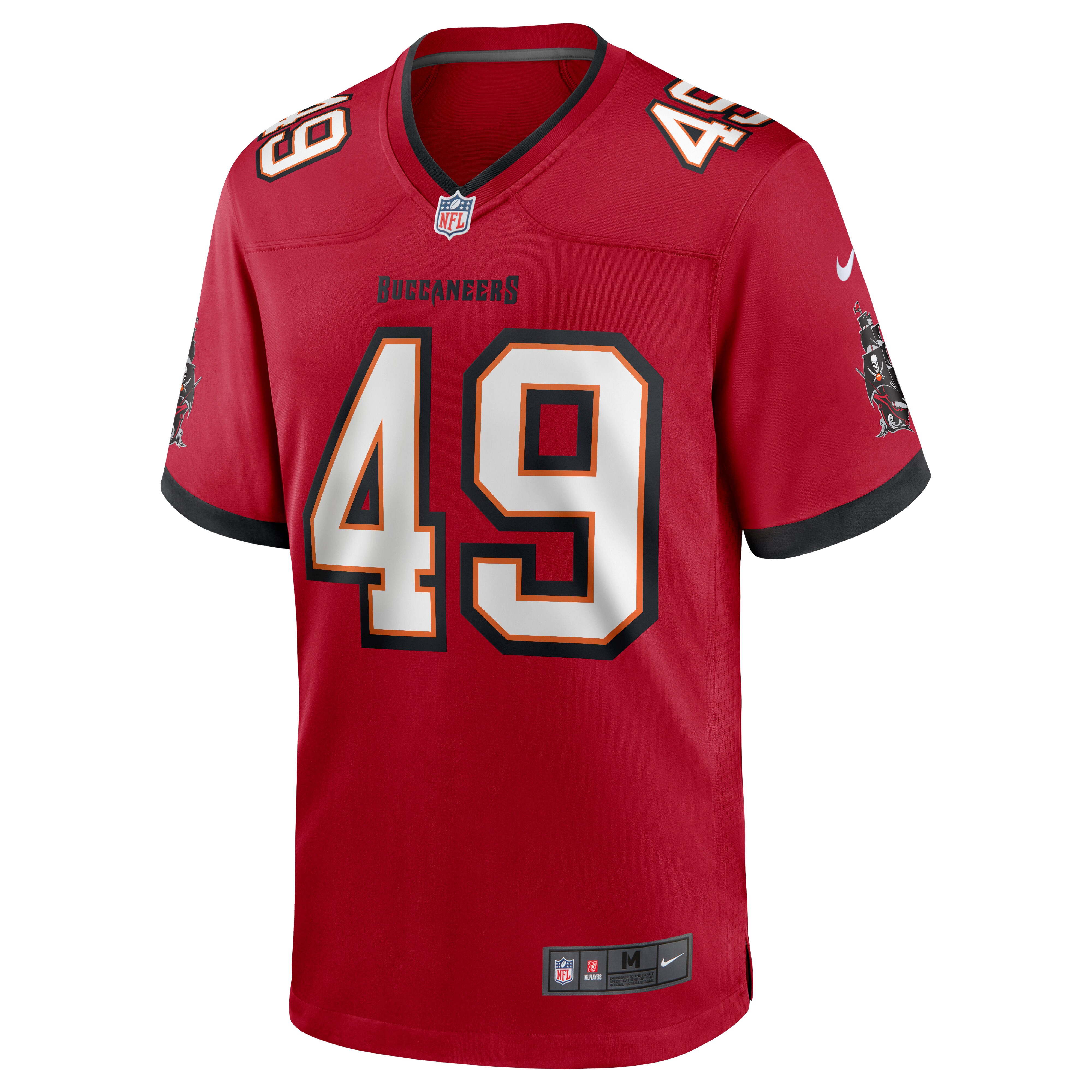 Tampa Bay Buccaneers Cam Gill Red Game NFL Jersey Men's
