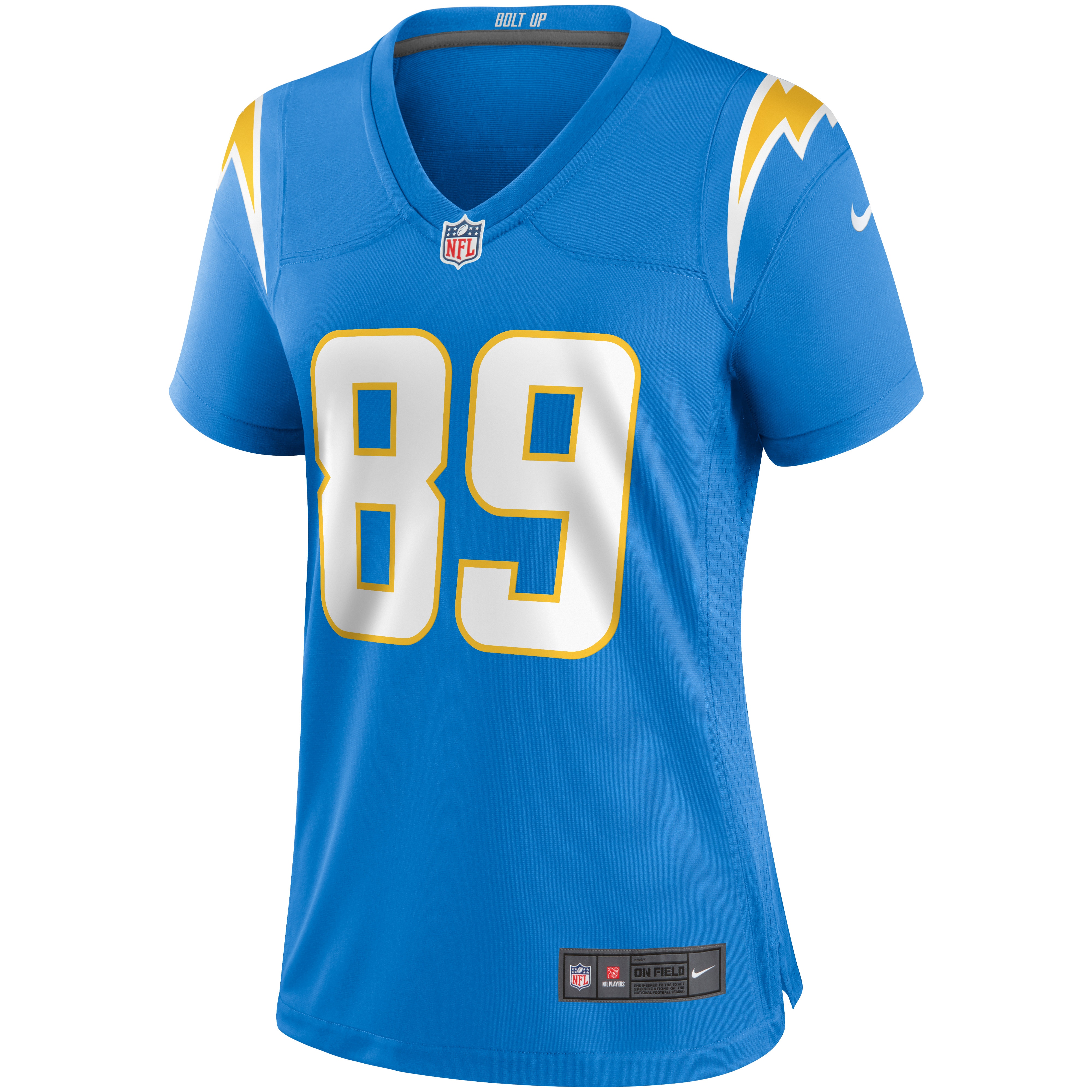 Los Angeles Chargers Donald Parham Jr. Powder Blue Game NFL Jersey Women's