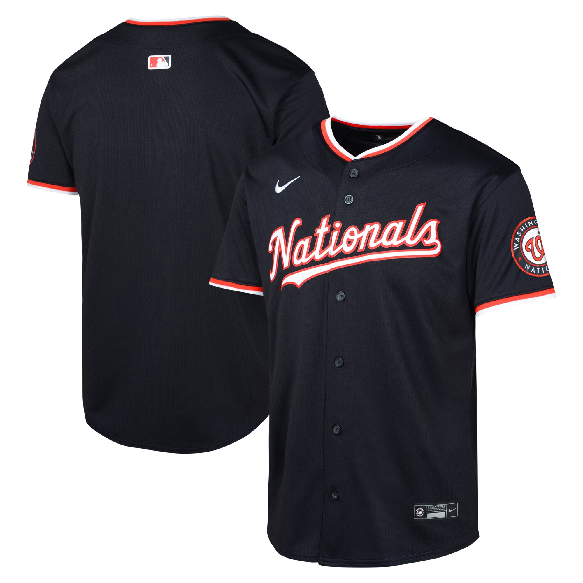 Washington Nationals Navy Alternate Limited MLB Jersey Youth